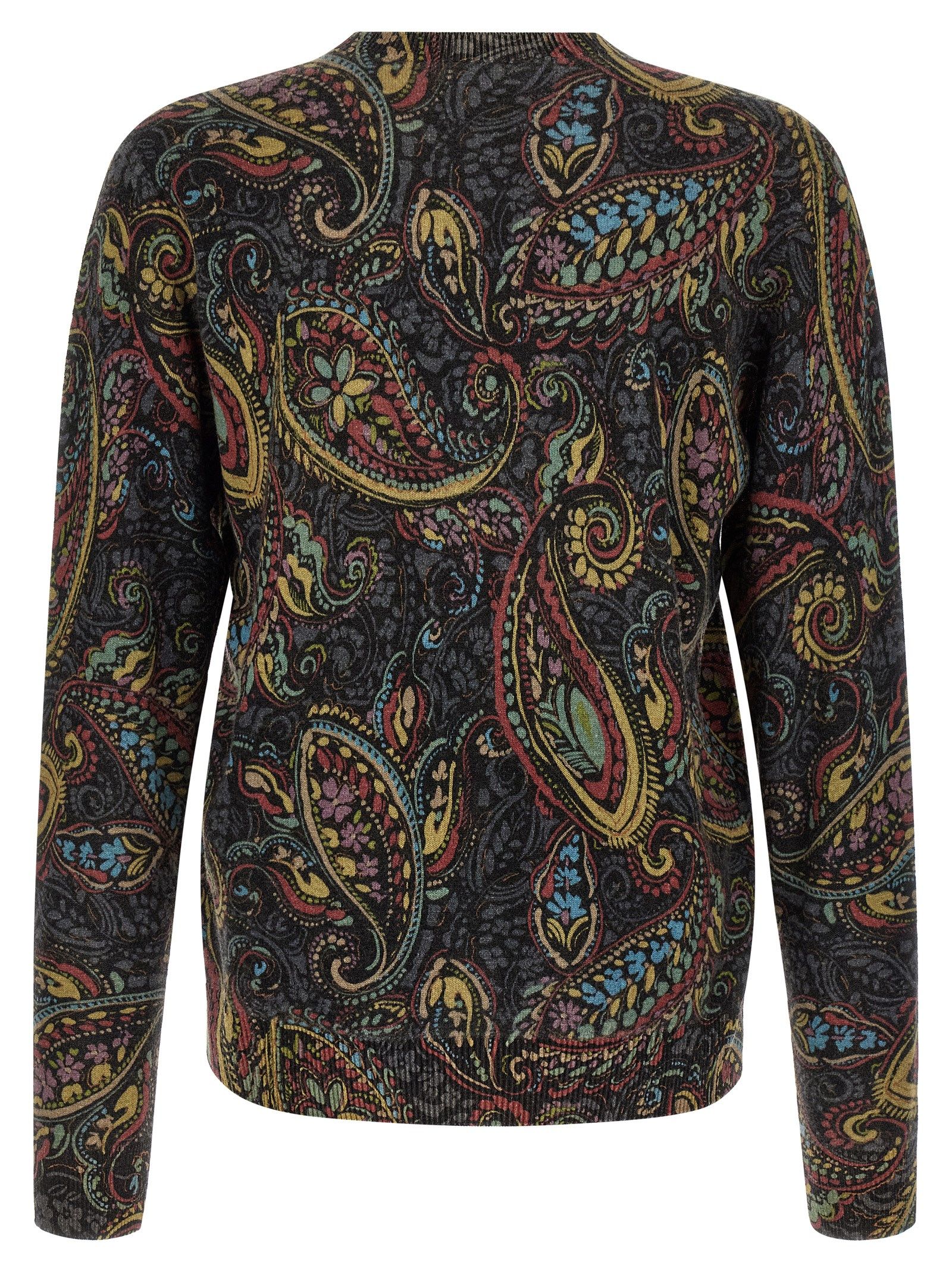Etro Multicolor Wool Men's Cardigan - Etro - Modalova