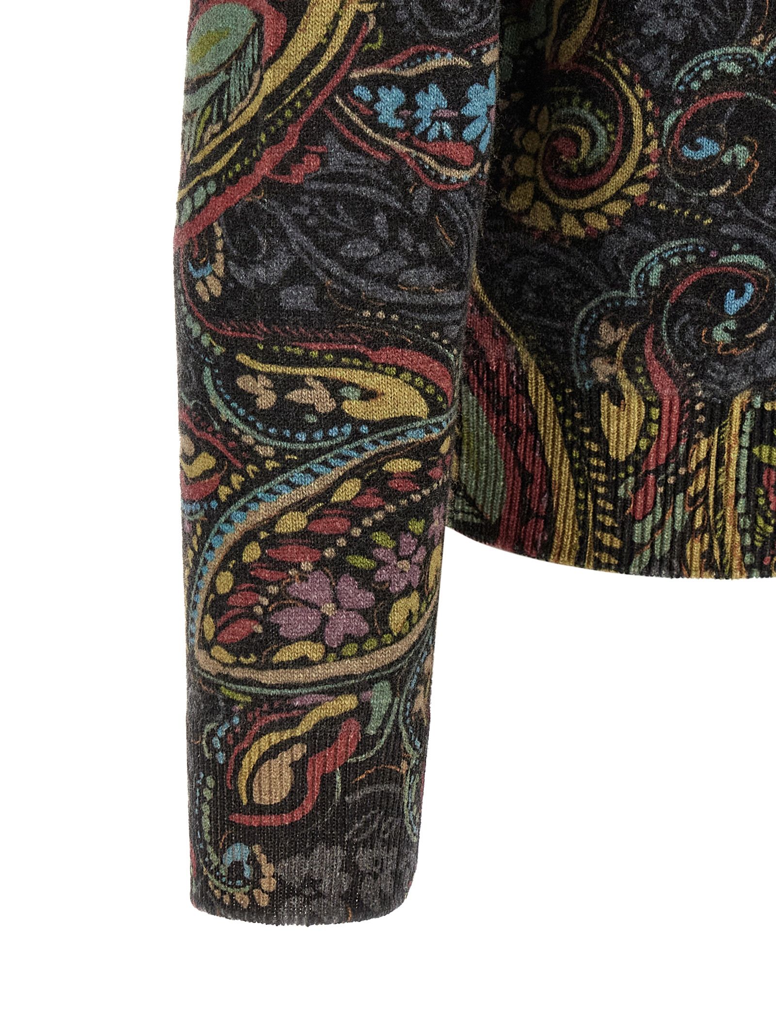 Etro Multicolor Wool Men's Cardigan - Etro - Modalova