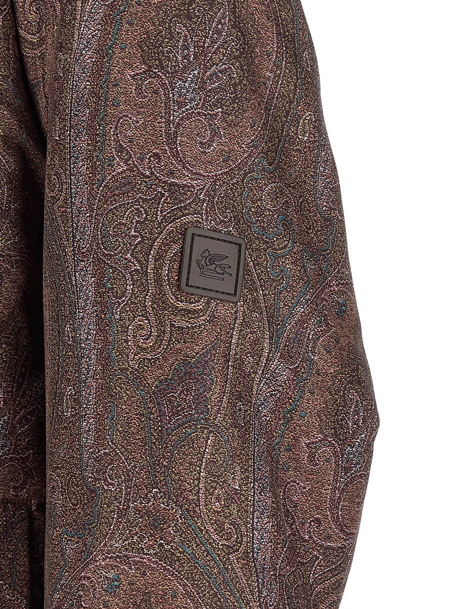 Etro Brown Polyester Men's Bomber - Etro - Modalova