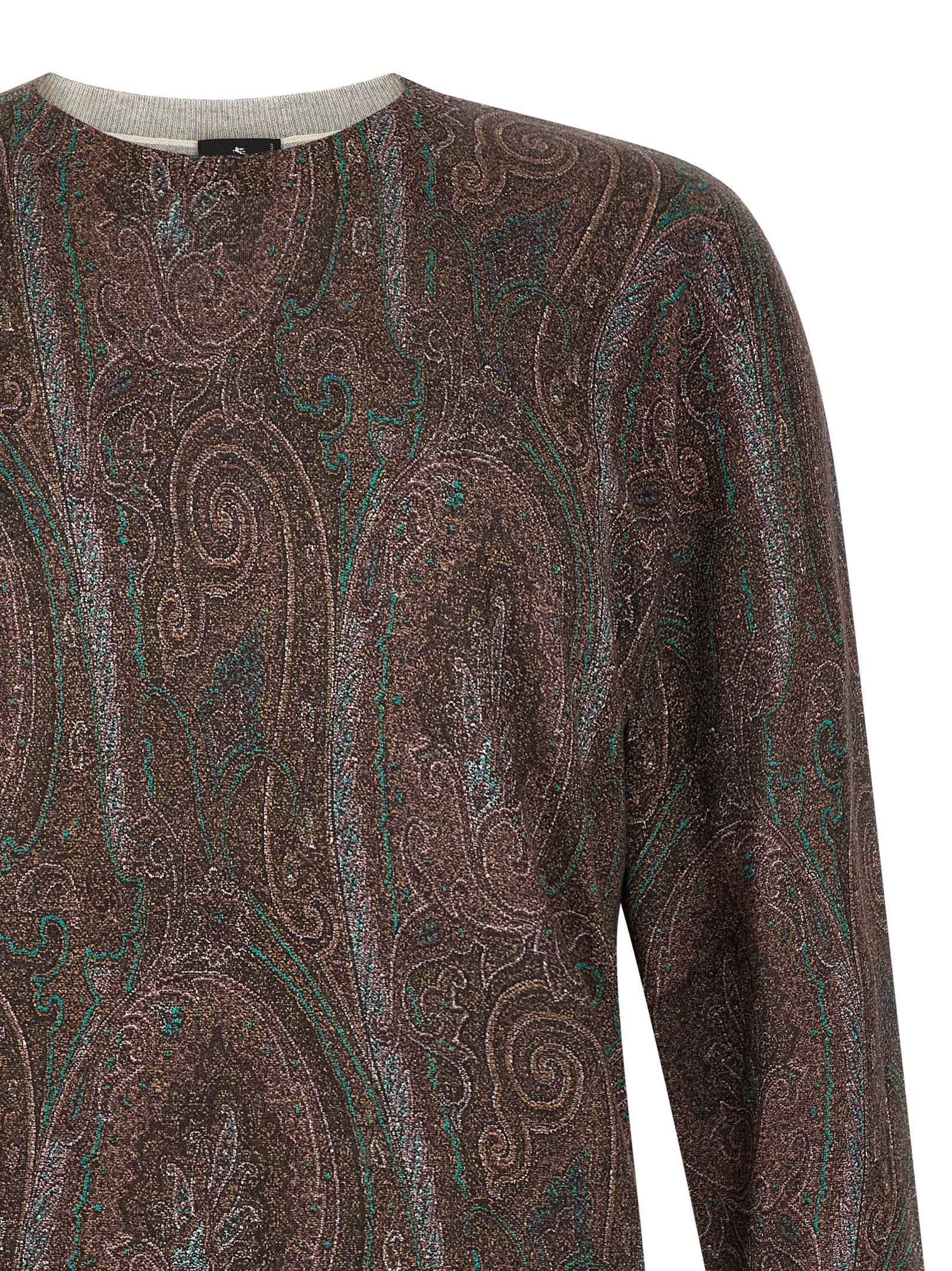 Etro Bordeaux Silk Men's Cardigan - Etro - Modalova