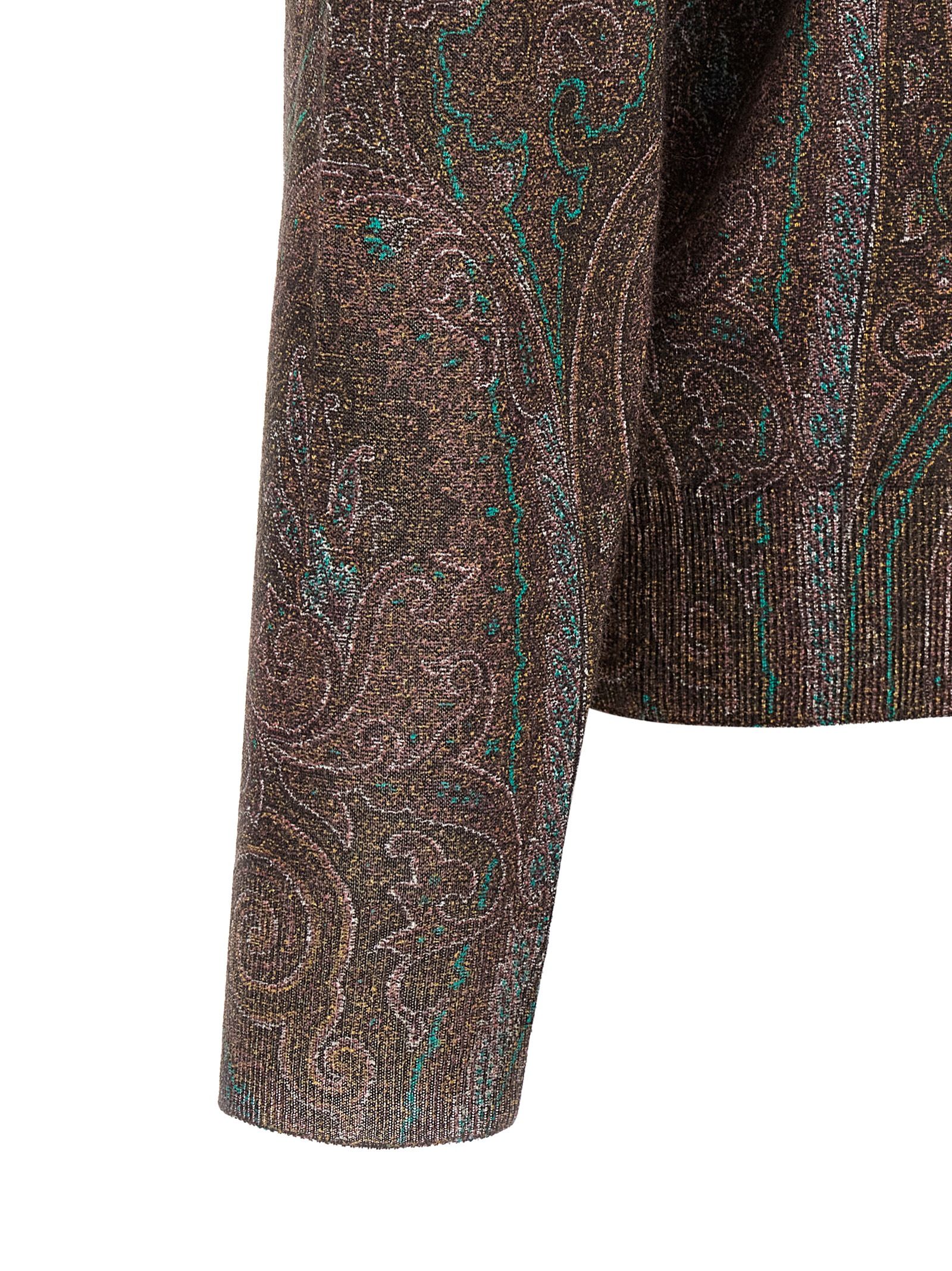 Etro Bordeaux Silk Men's Cardigan - Etro - Modalova