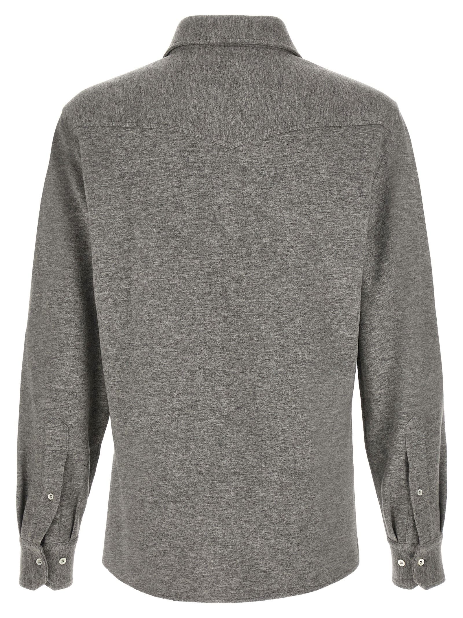 Cashmere Men's Blouse - Brunello Cucinelli - Modalova