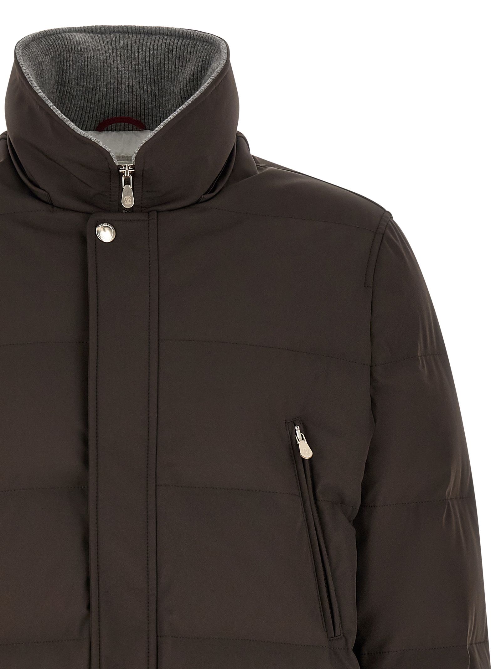 Polyamide Men's Parka - Brunello Cucinelli - Modalova