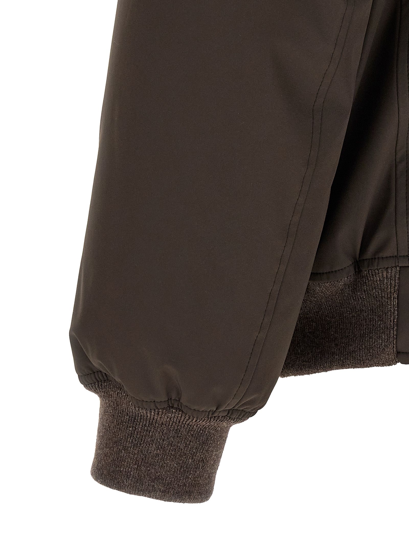 Polyamide Full-Length Men's Jacket - Brunello Cucinelli - Modalova