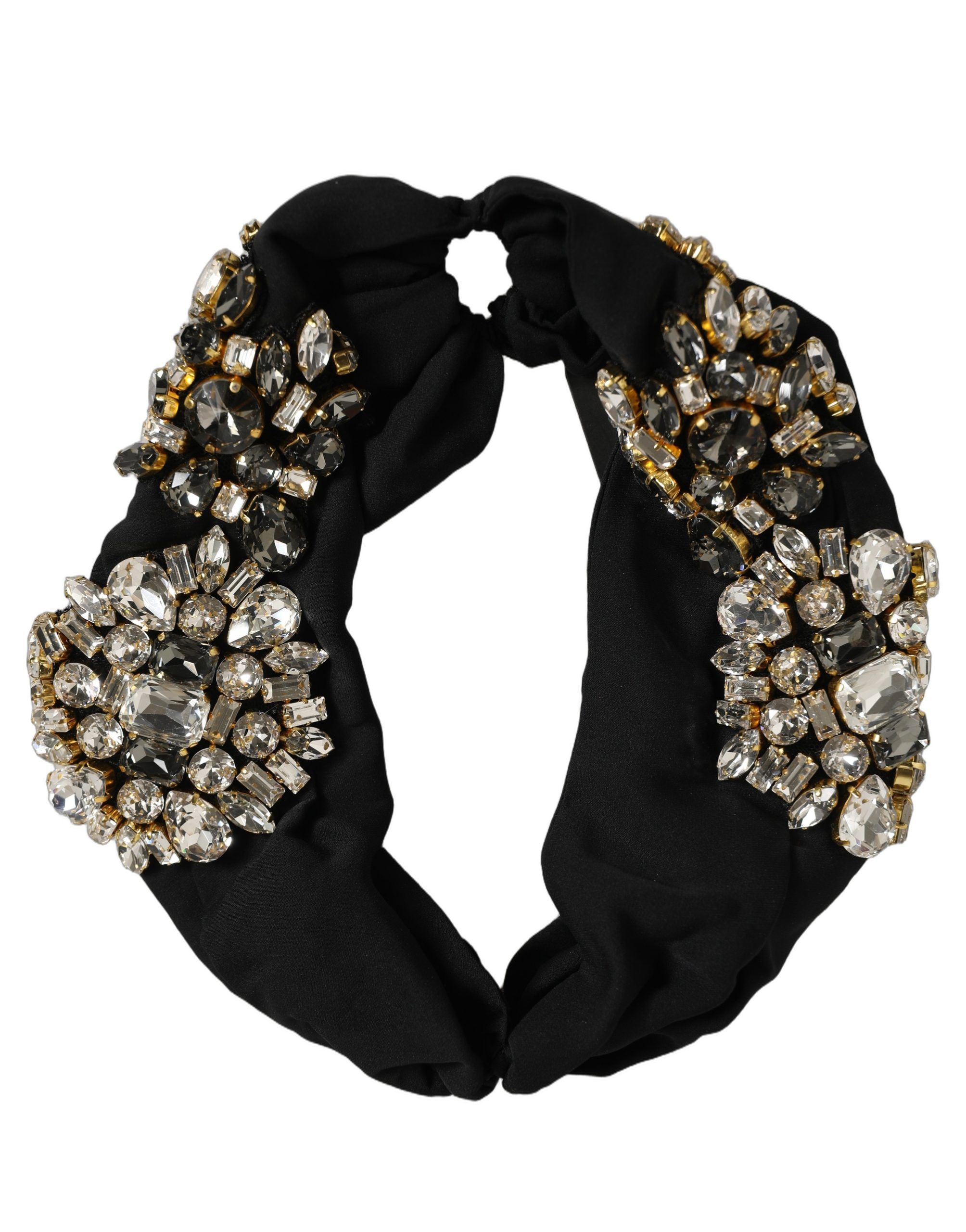 Silk Crystal Embellishment One Size Women's Headband - Dolce & Gabbana - Modalova