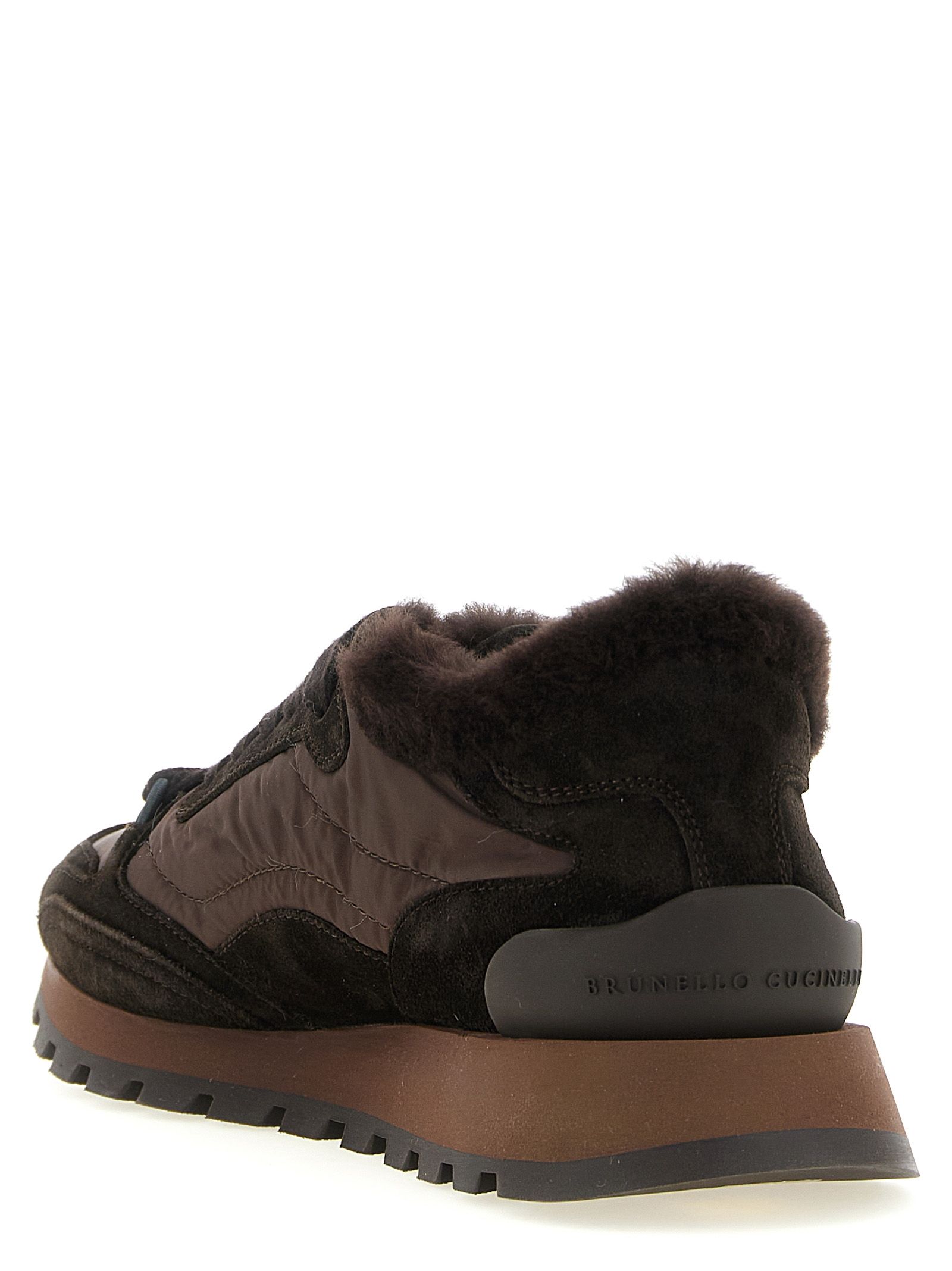 Calfskin Athletic Women's Sneakers - Brunello Cucinelli - Modalova