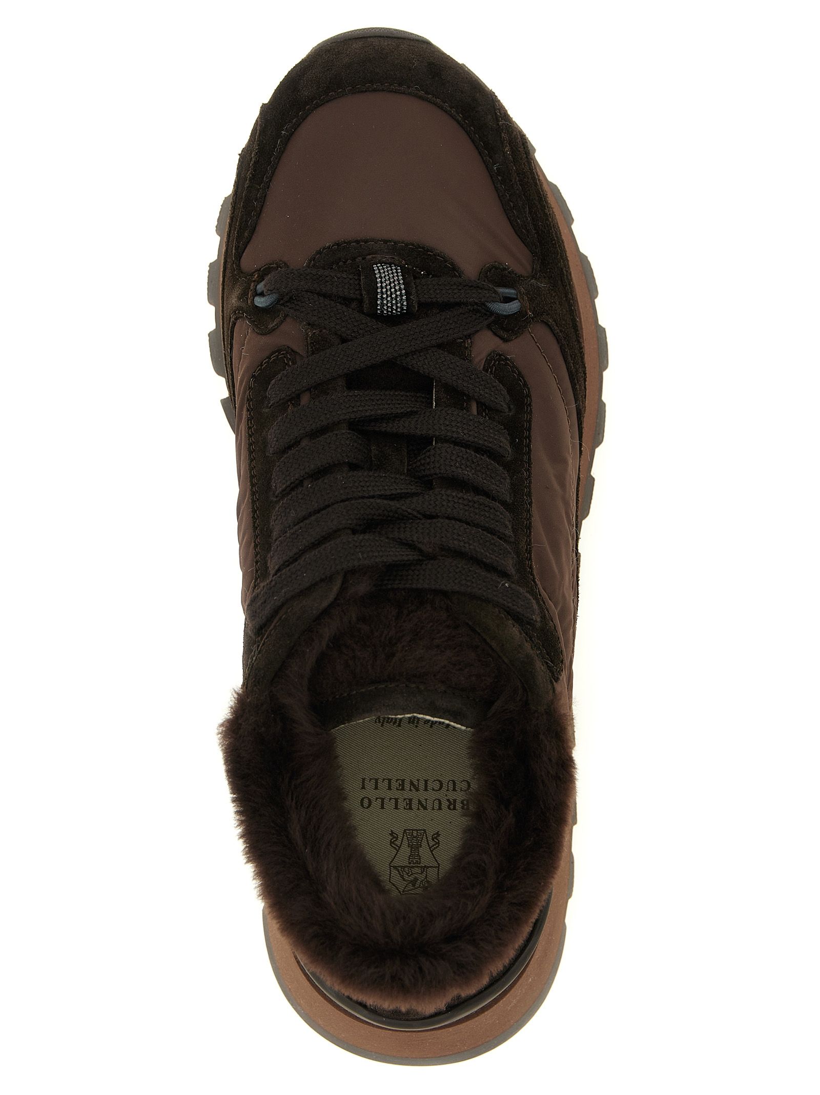 Calfskin Athletic Women's Sneakers - Brunello Cucinelli - Modalova