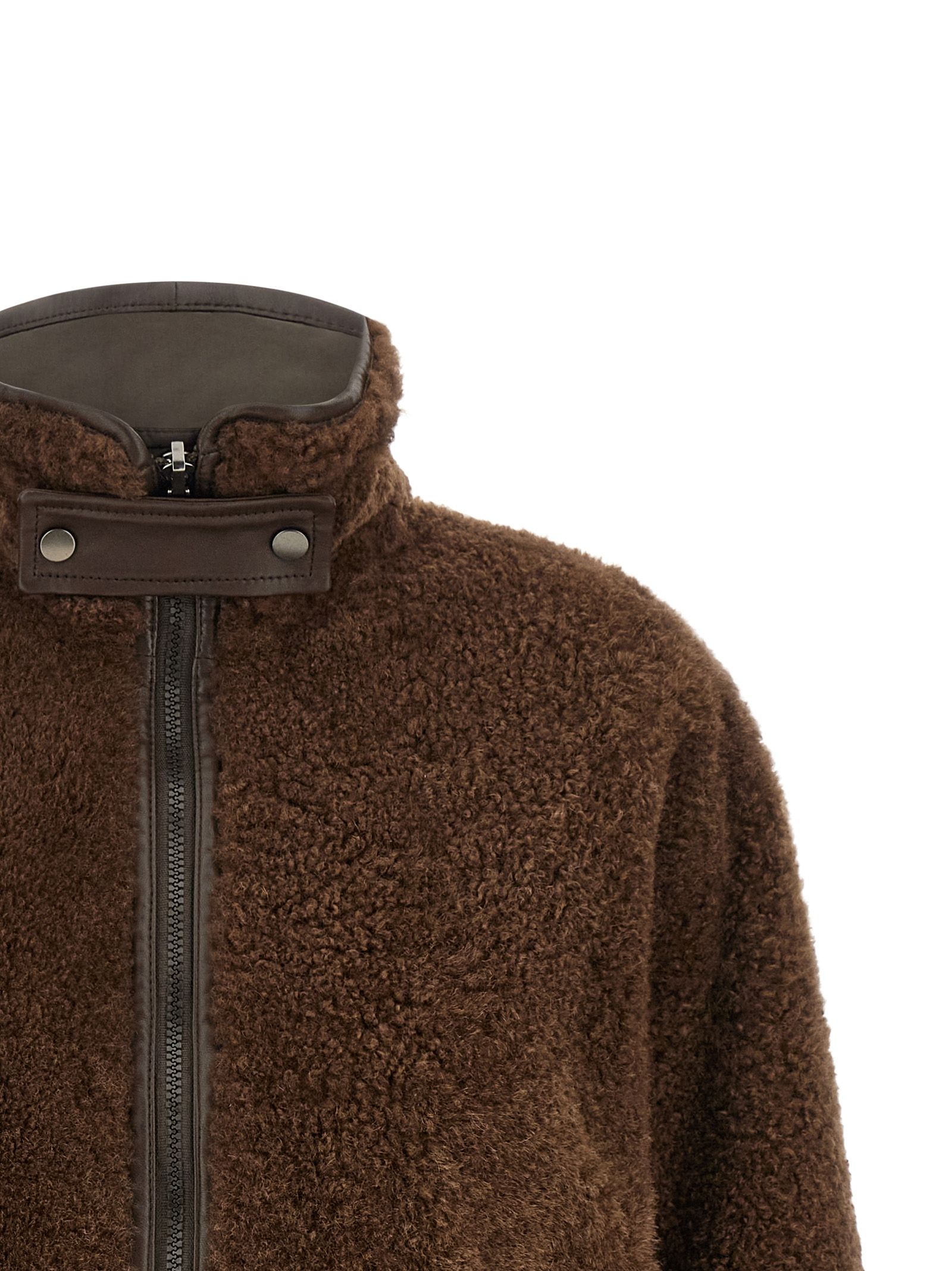 Lamb Leather Biker Women's Jacket - Brunello Cucinelli - Modalova