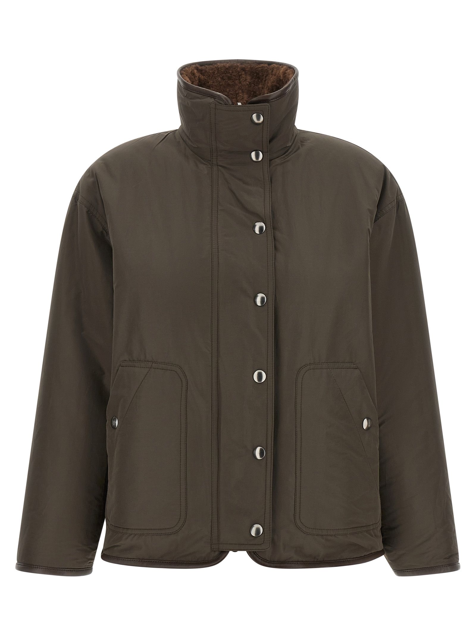 Lamb Leather Biker Women's Jacket - Brunello Cucinelli - Modalova