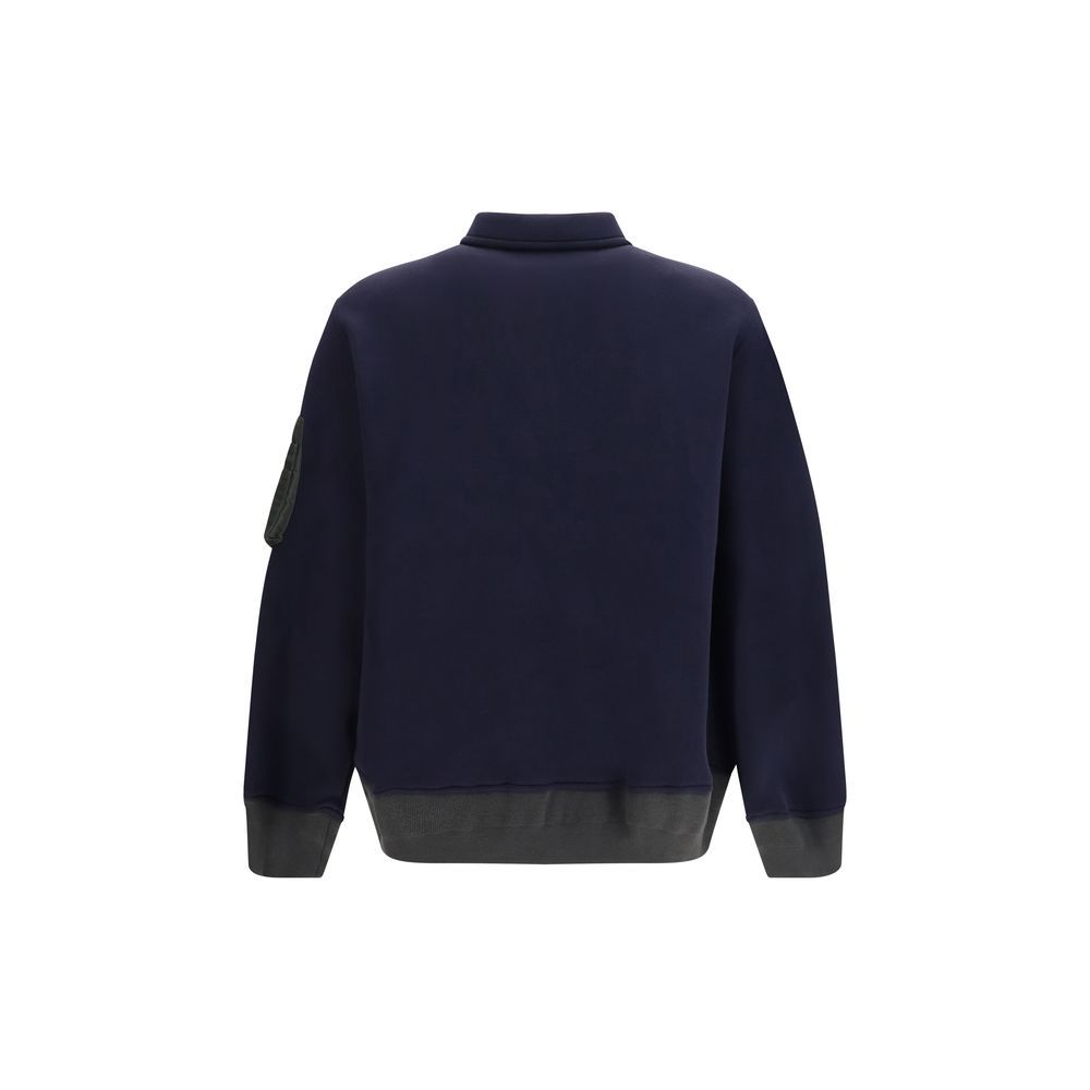 Sacai Blue Cotton Polo Men's Shirt - Sacai - Modalova