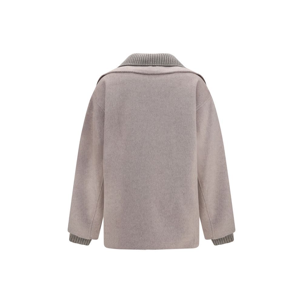 Wool Oves Aries Full-Length Women's Jacket - P.A.R.O.S.H. - Modalova