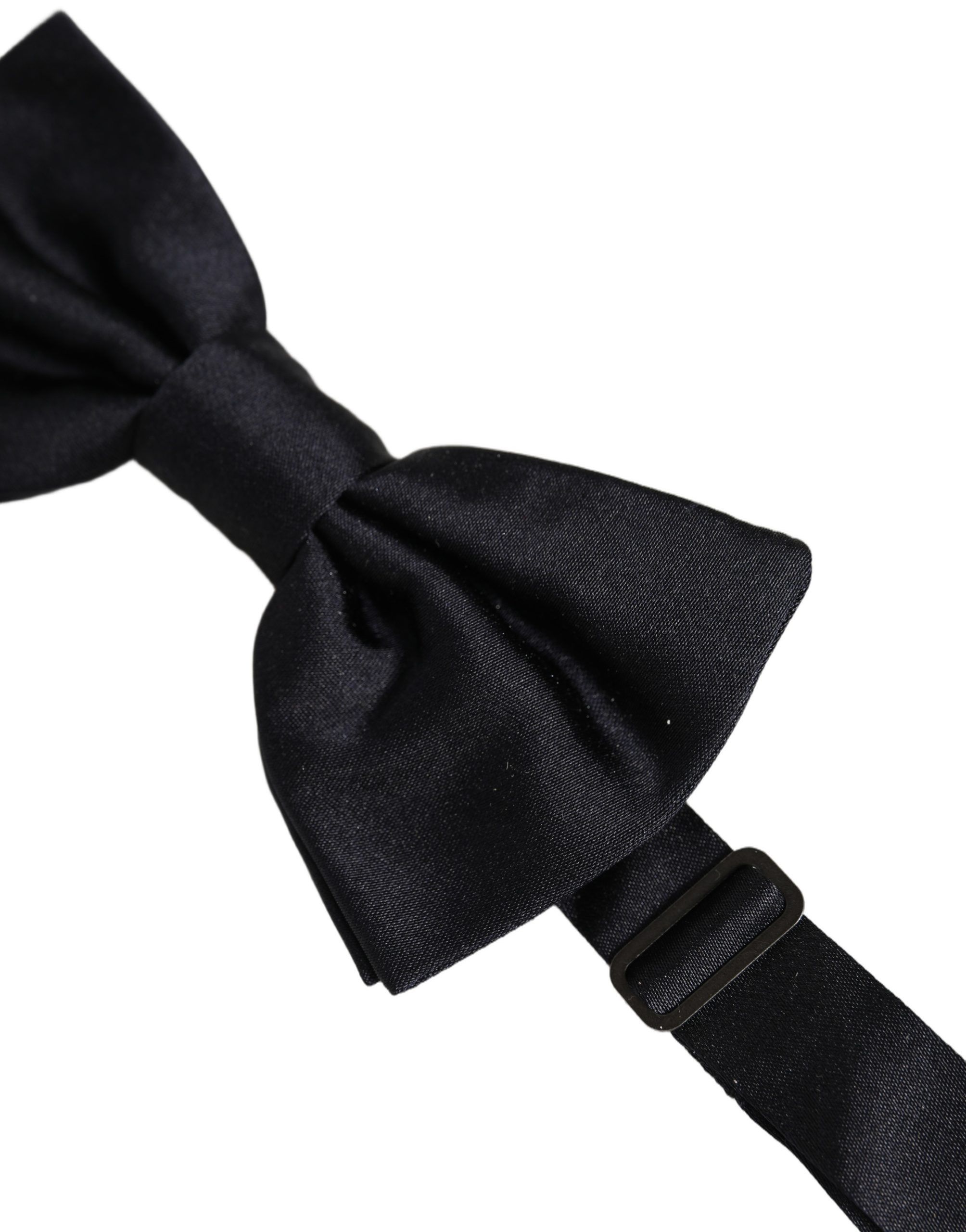 Men Dark Blue 100% Silk Adjustable Neck Papillon Bow Men's Tie - Dolce & Gabbana - Modalova