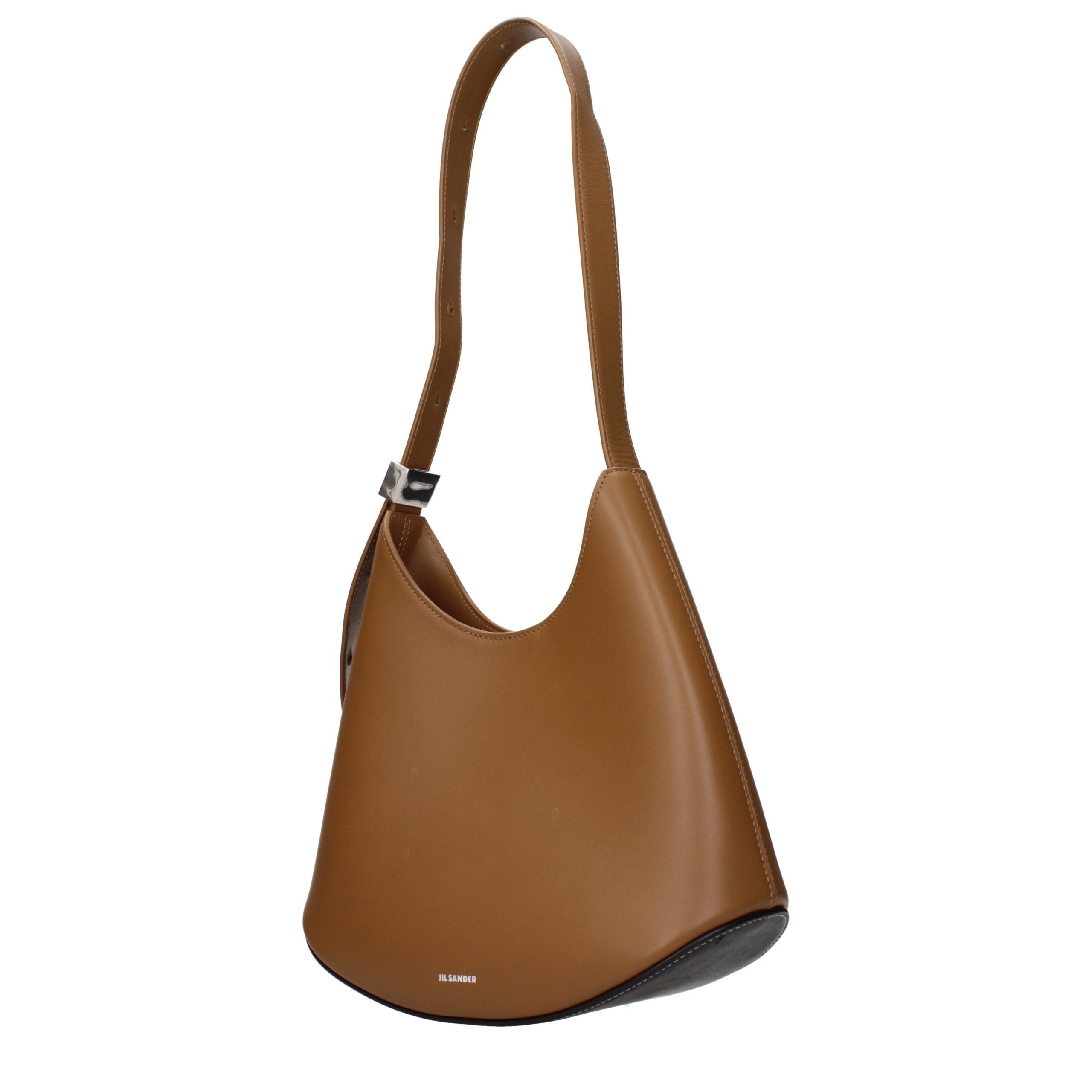 Leather Shoulder Women's Bag - Jil Sander - Modalova