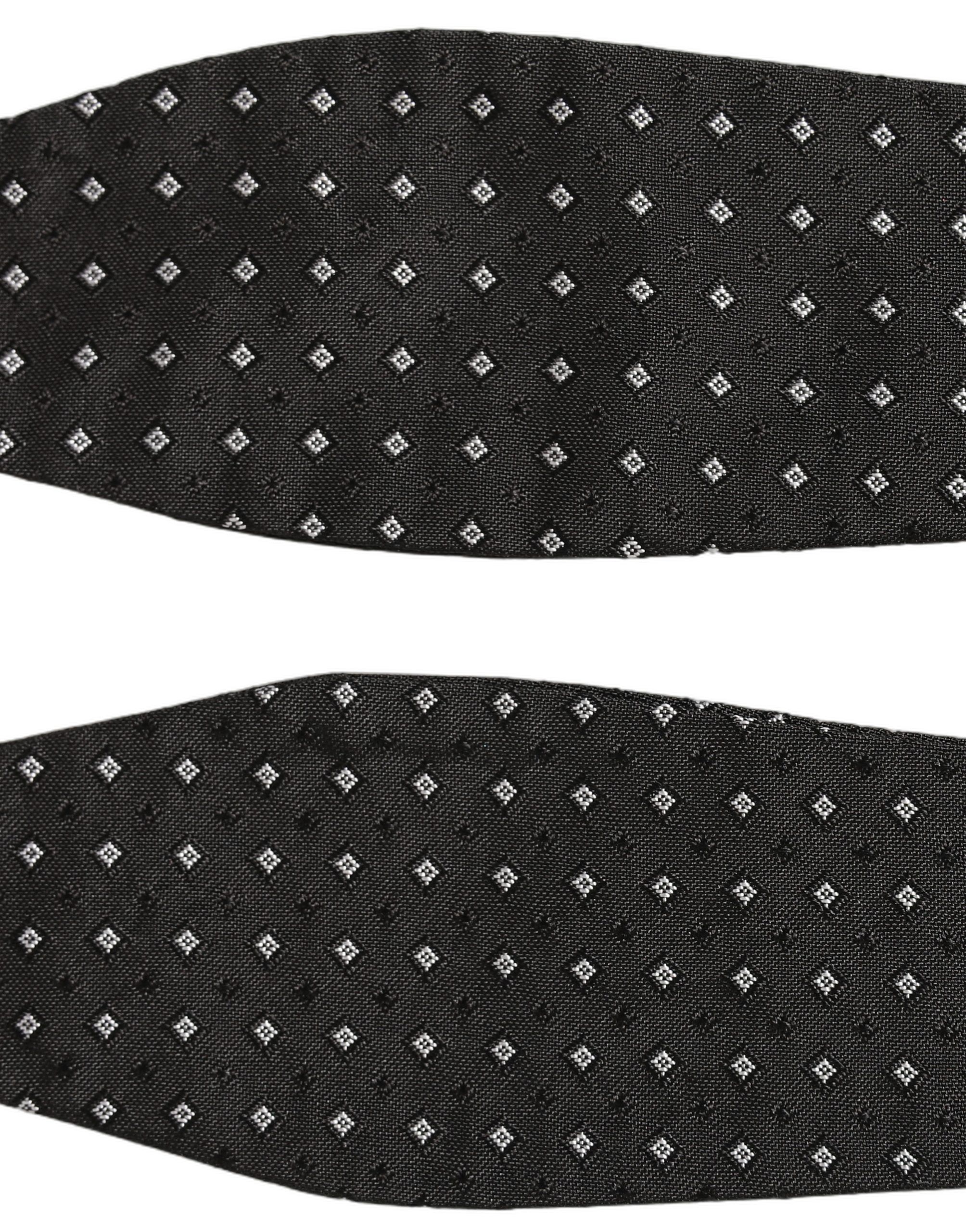 White Polka Dot Adjustable Neck Papillon Bow Men's Tie - Dolce & Gabbana - Modalova