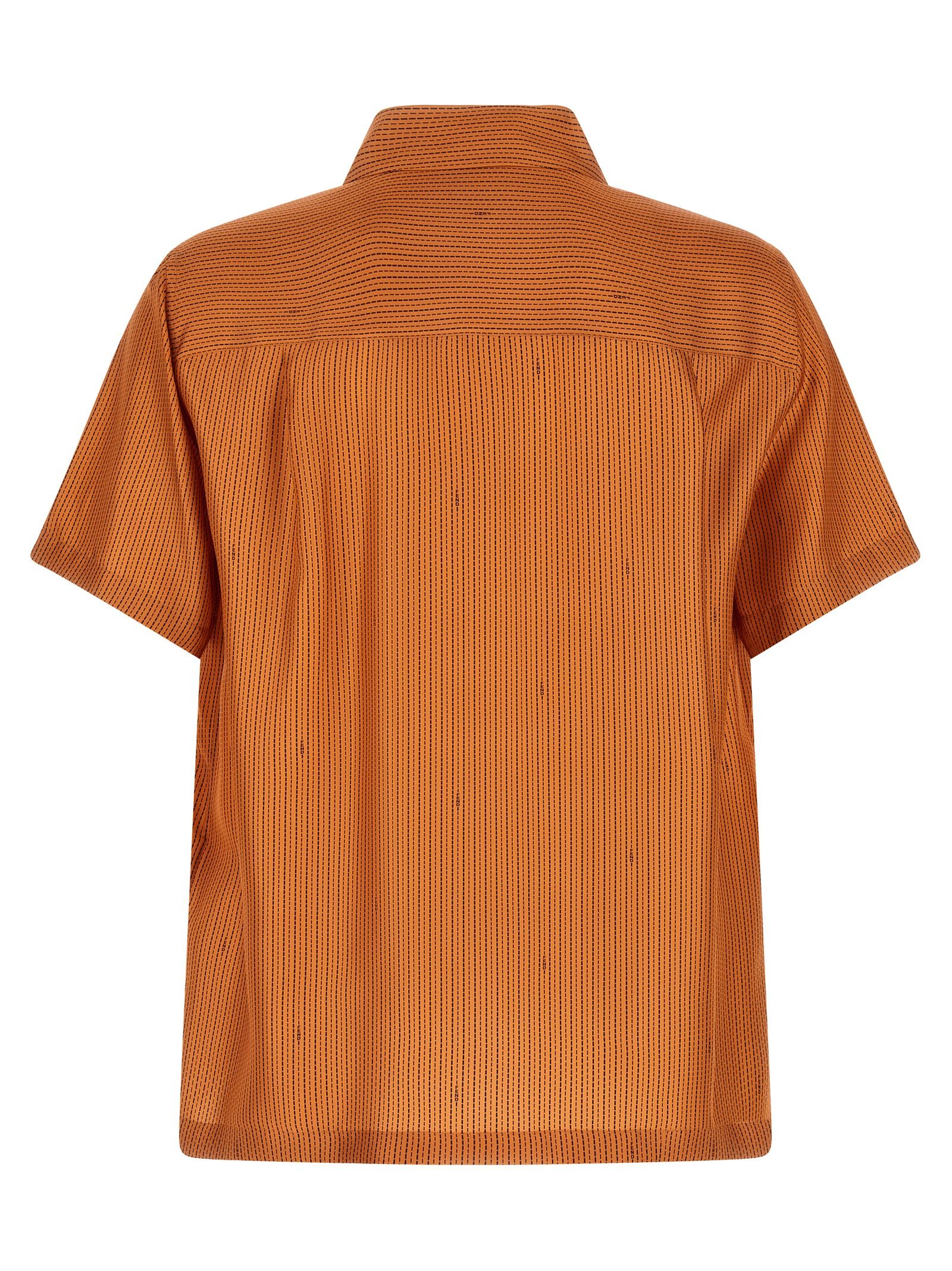 Fendi Orange Silk Men's Blouse - Fendi - Modalova