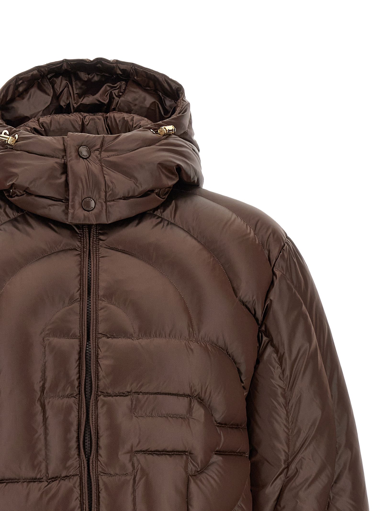 Polyamide Full-Length Men's Jacket - Casablanca - Modalova