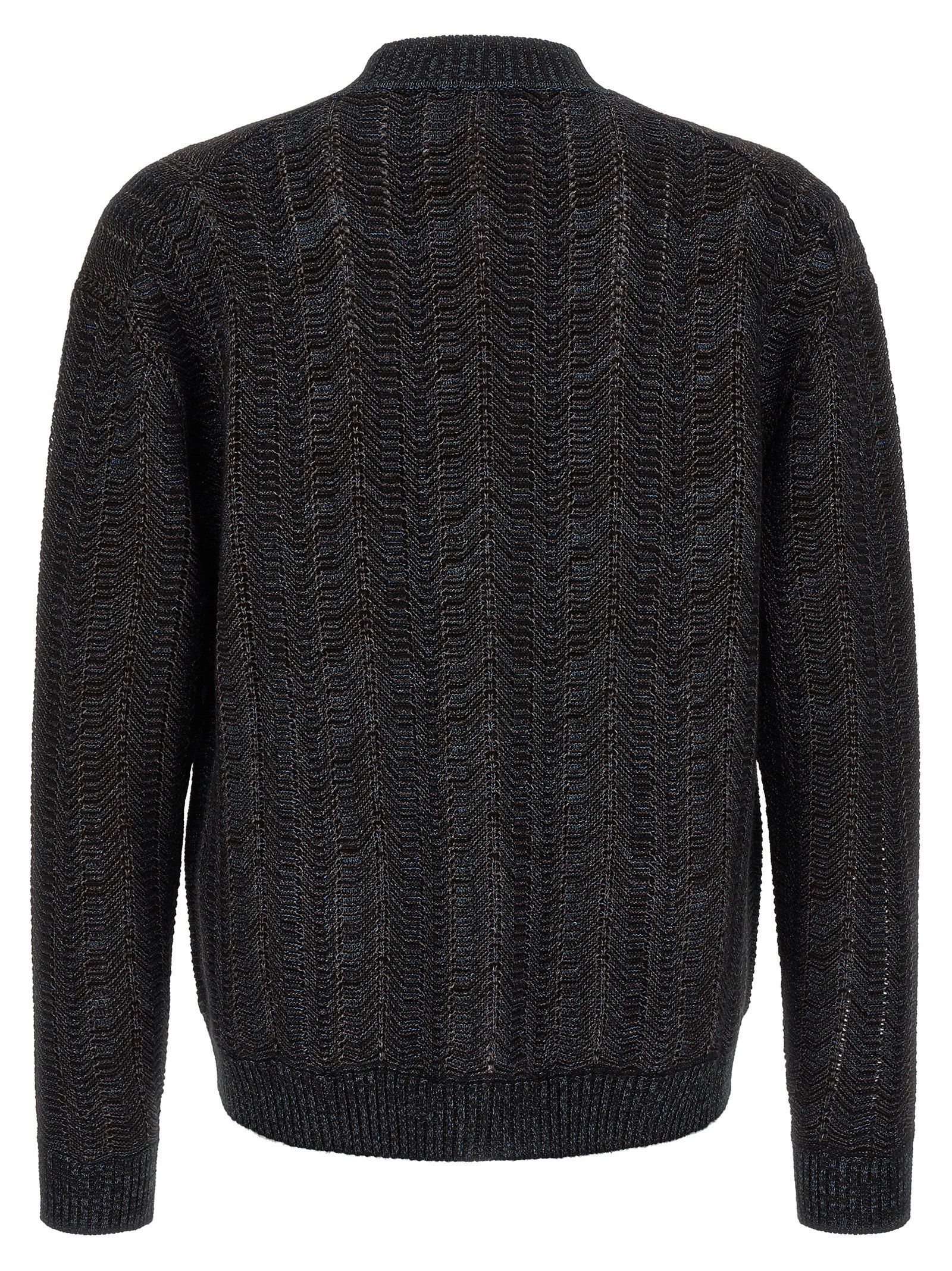 Missoni Blue Viscose Men's Cardigan - Missoni - Modalova