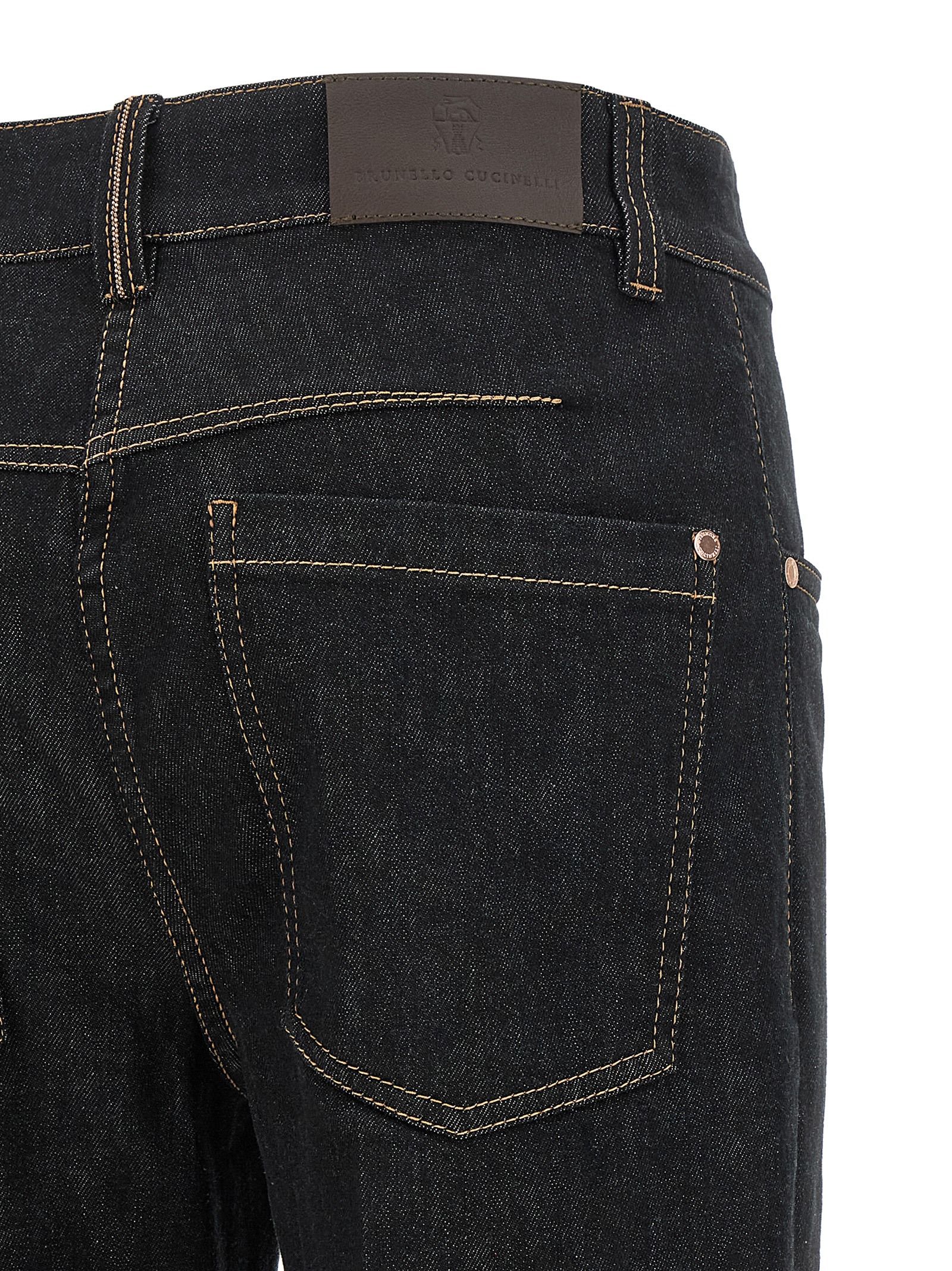 Cotton Flared Women's Jeans - Brunello Cucinelli - Modalova