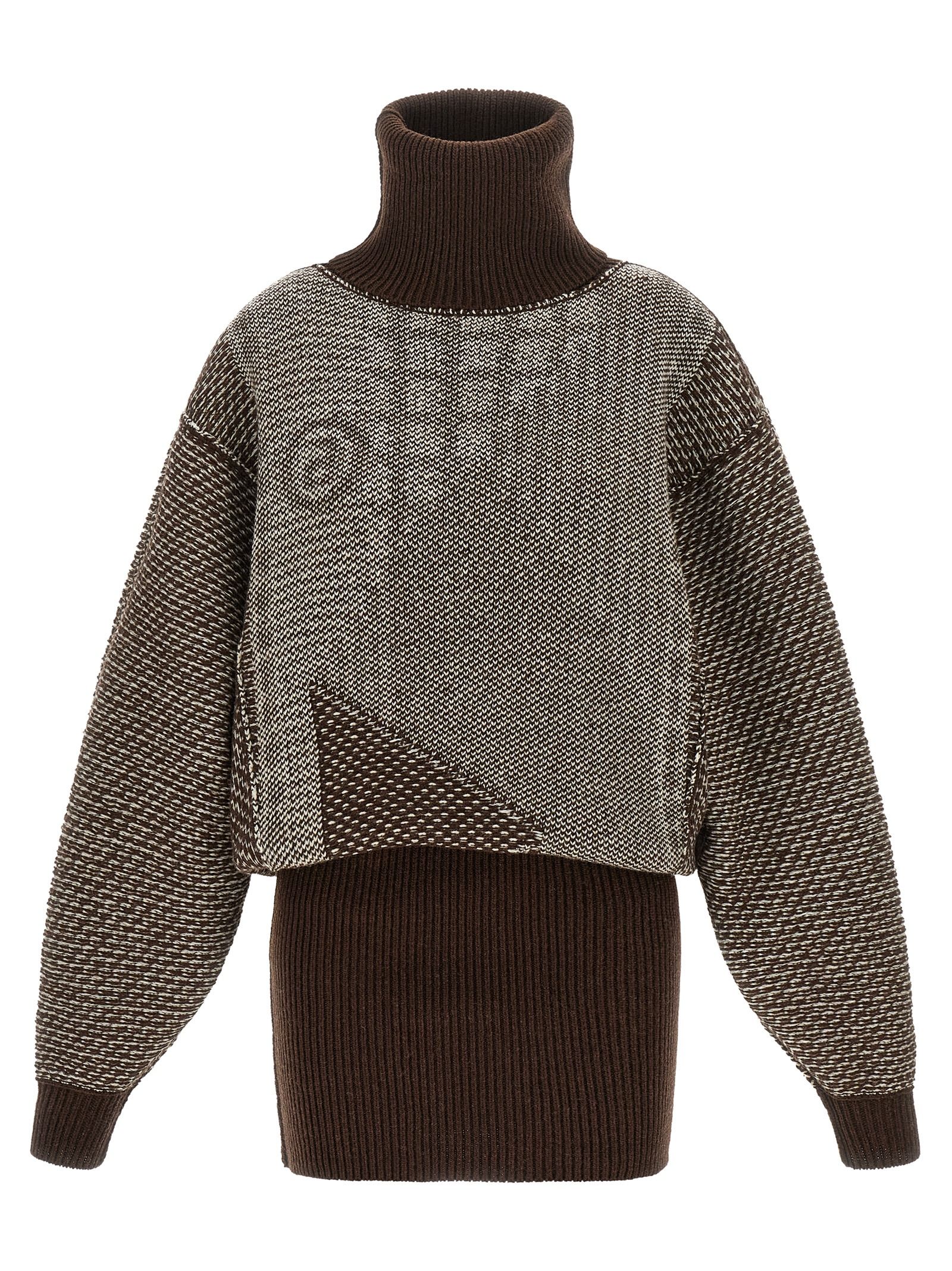 Wool Short Women's Dress - MM6 Maison Margiela - Modalova