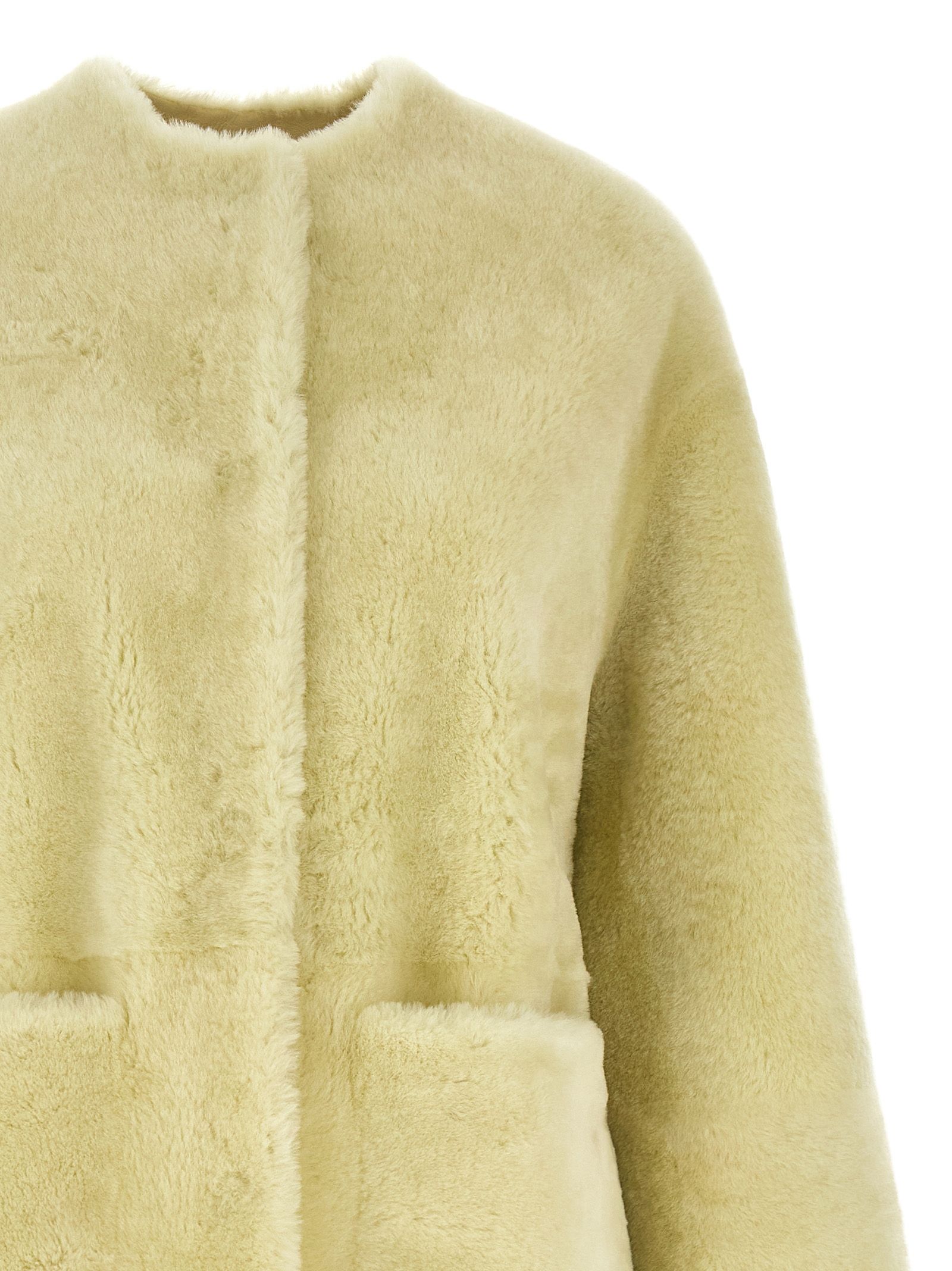 Lamb Fur Women's Coat - BLANCHA - Modalova