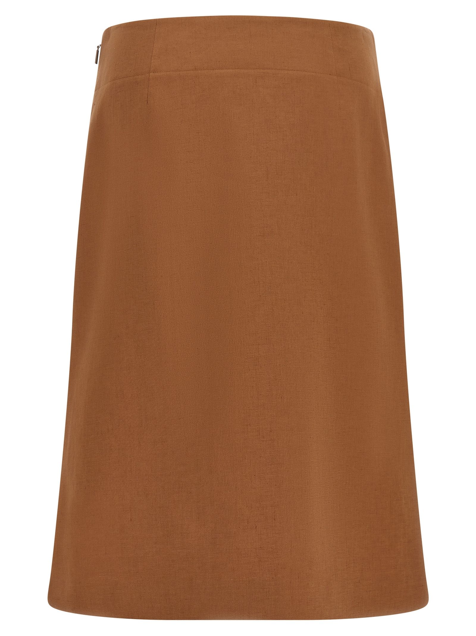 Linen Midi Women's Skirt - Fendi - Modalova