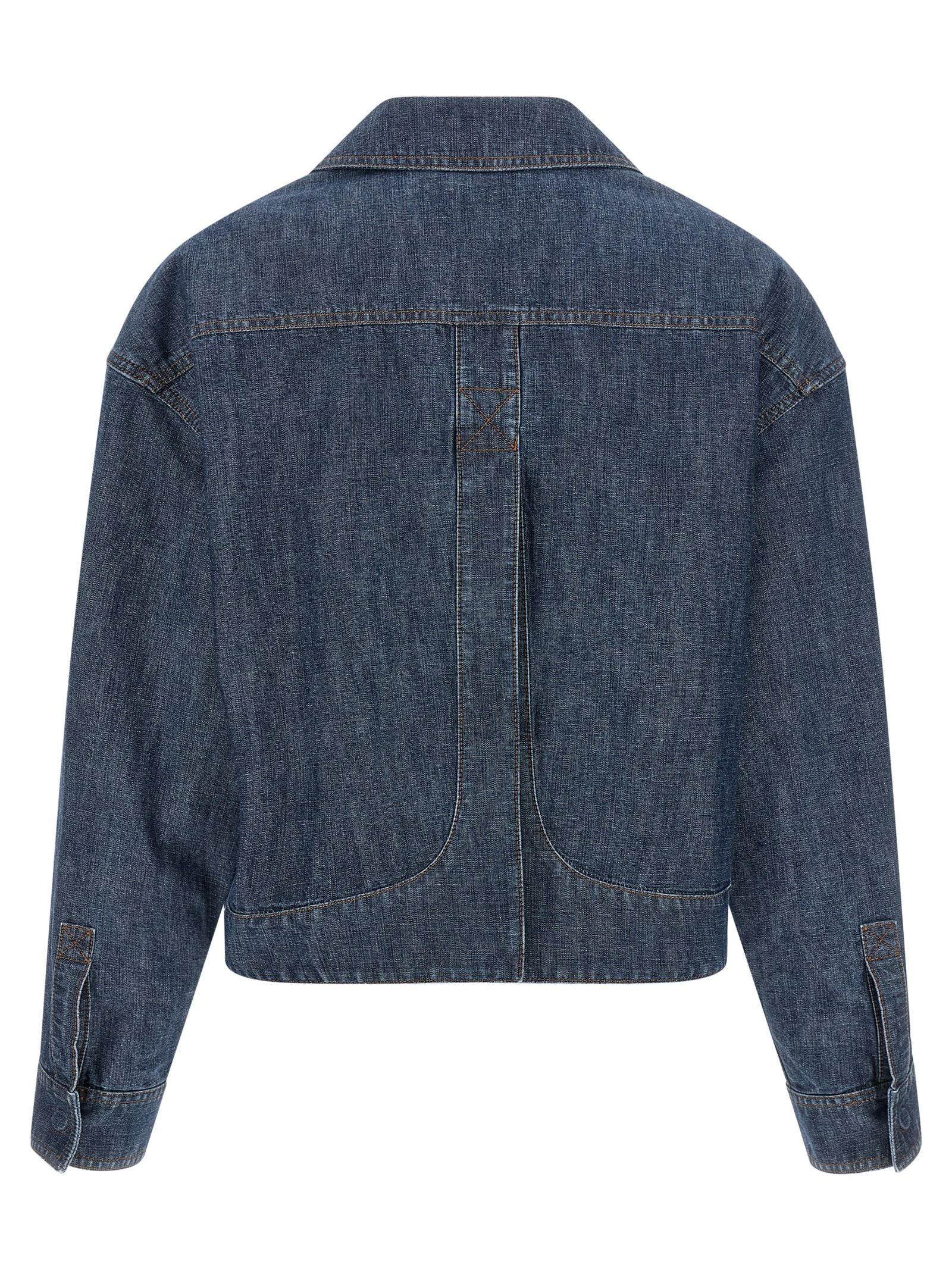 Cotton Denim Women's Jacket - Fendi - Modalova
