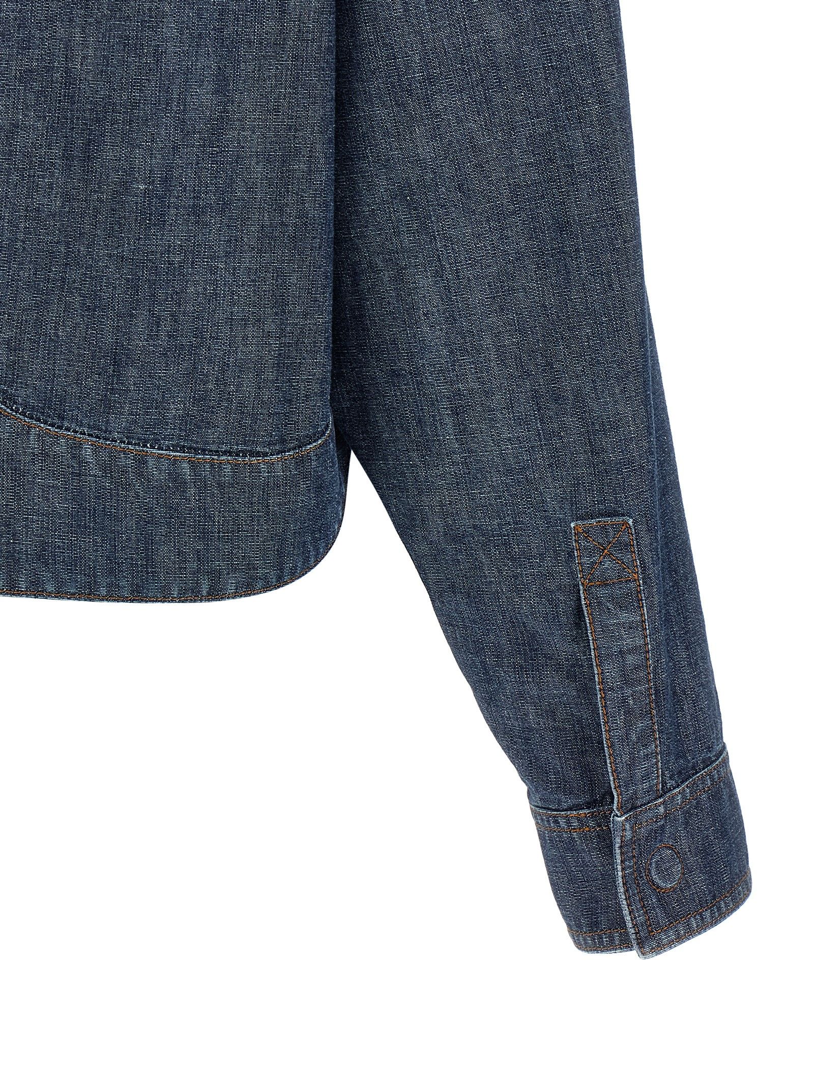 Cotton Denim Women's Jacket - Fendi - Modalova