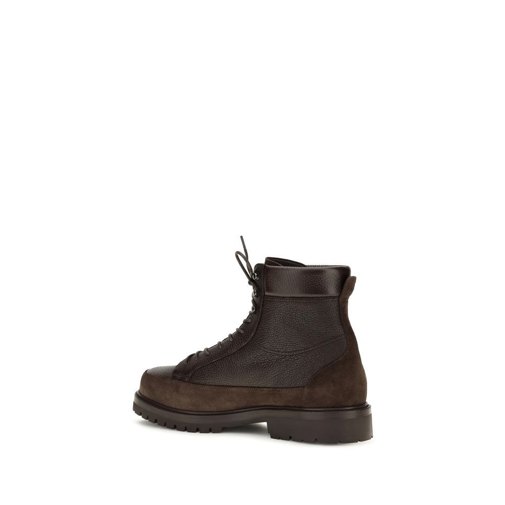 Deer Lace-Up Men's Boots - Brunello Cucinelli - Modalova