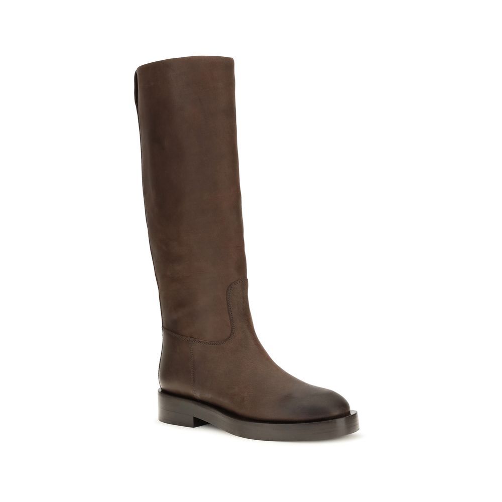 Calf Leather Bos Taurus Ankle Women's Boots - Paris Texas - Modalova