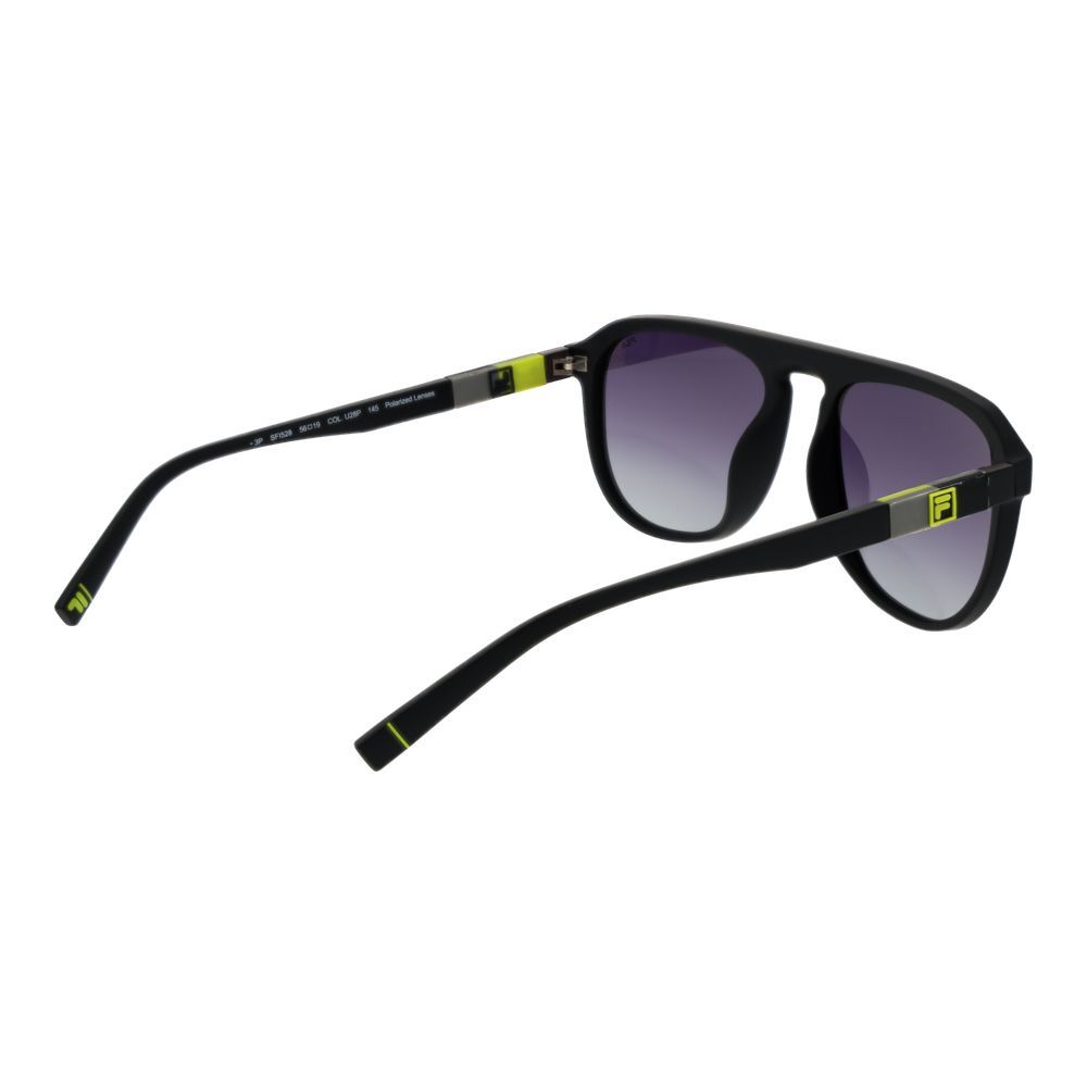 Fila Black Rubber Sunglasses - Fila - Modalova