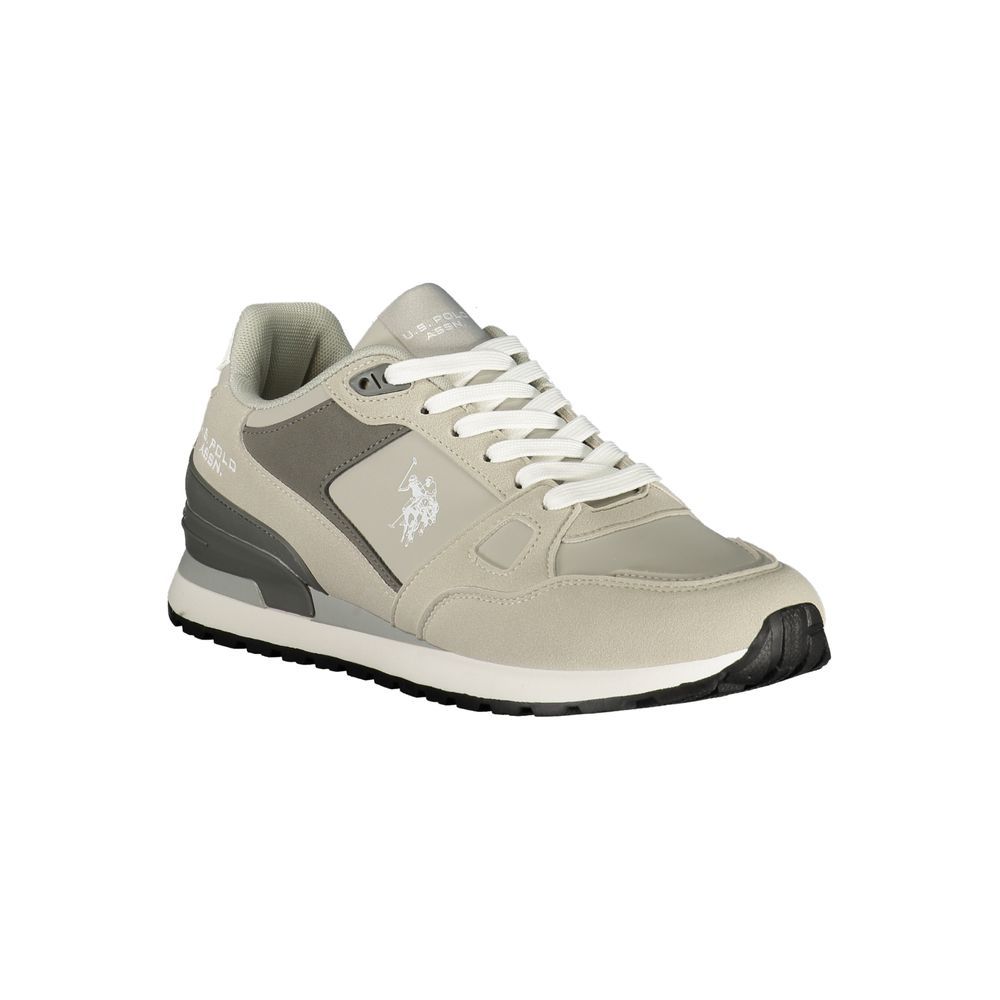 Grey Polyurethane Men's Men's Sneaker - U.S. POLO ASSN. - Modalova