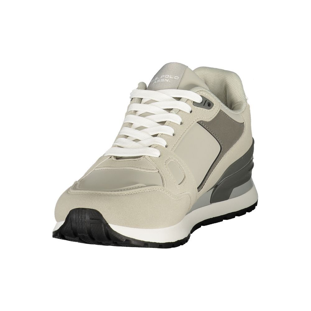 Grey Polyurethane Men's Men's Sneaker - U.S. POLO ASSN. - Modalova