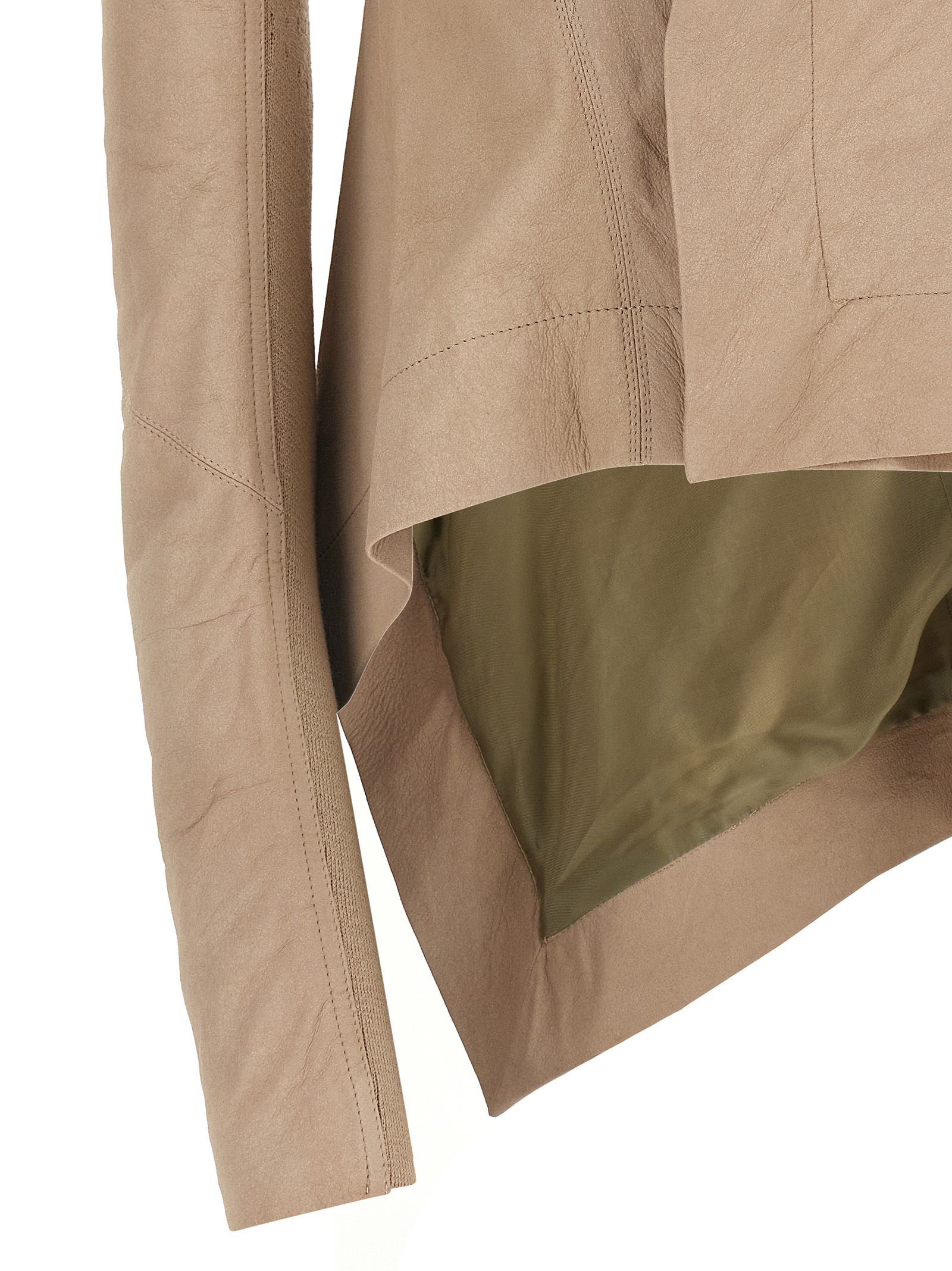 Lamb Leather Leather Women's Jacket - Rick Owens - Modalova