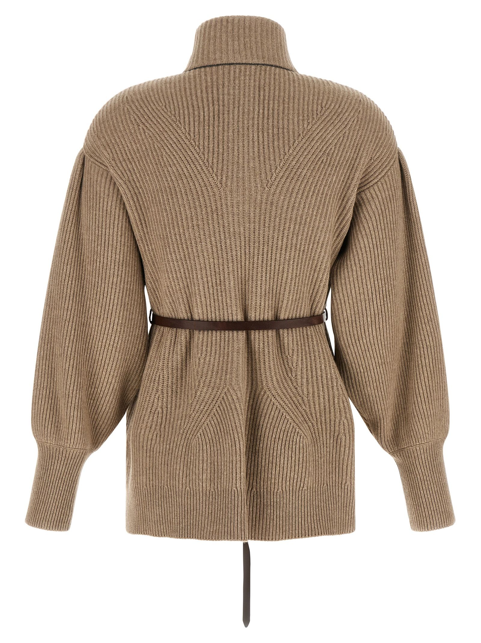 Virgin Wool Women's Cardigan - Brunello Cucinelli - Modalova
