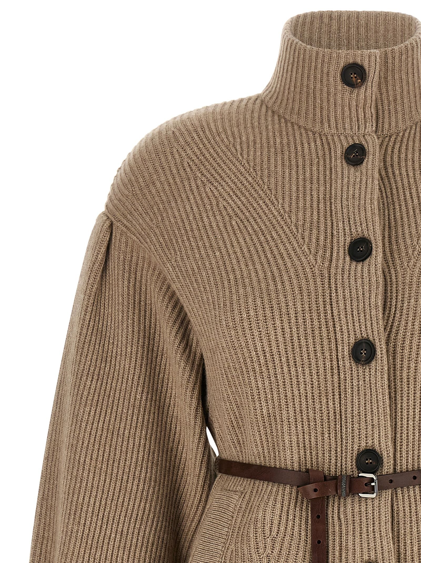 Virgin Wool Women's Cardigan - Brunello Cucinelli - Modalova