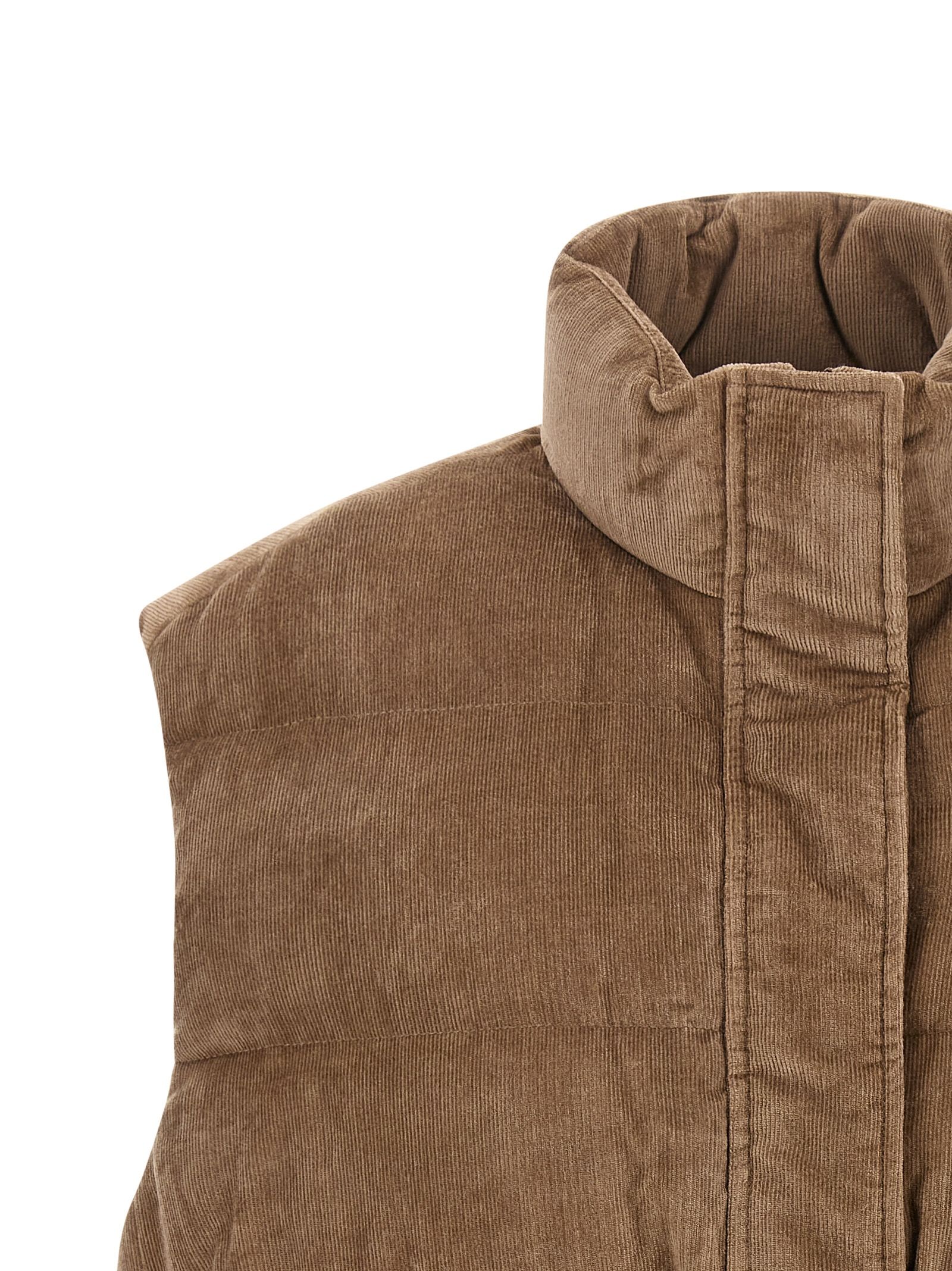 Viscose Sleeveless Women's Jacket - Brunello Cucinelli - Modalova