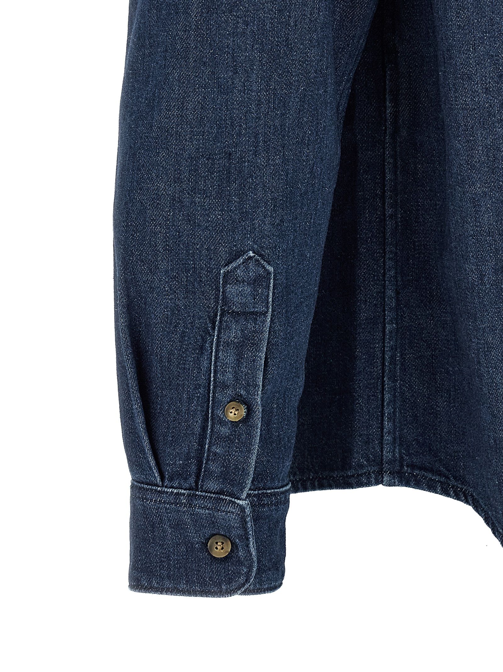 A.P.C. Blue Cotton Men's Blouse - A.P.C. - Modalova