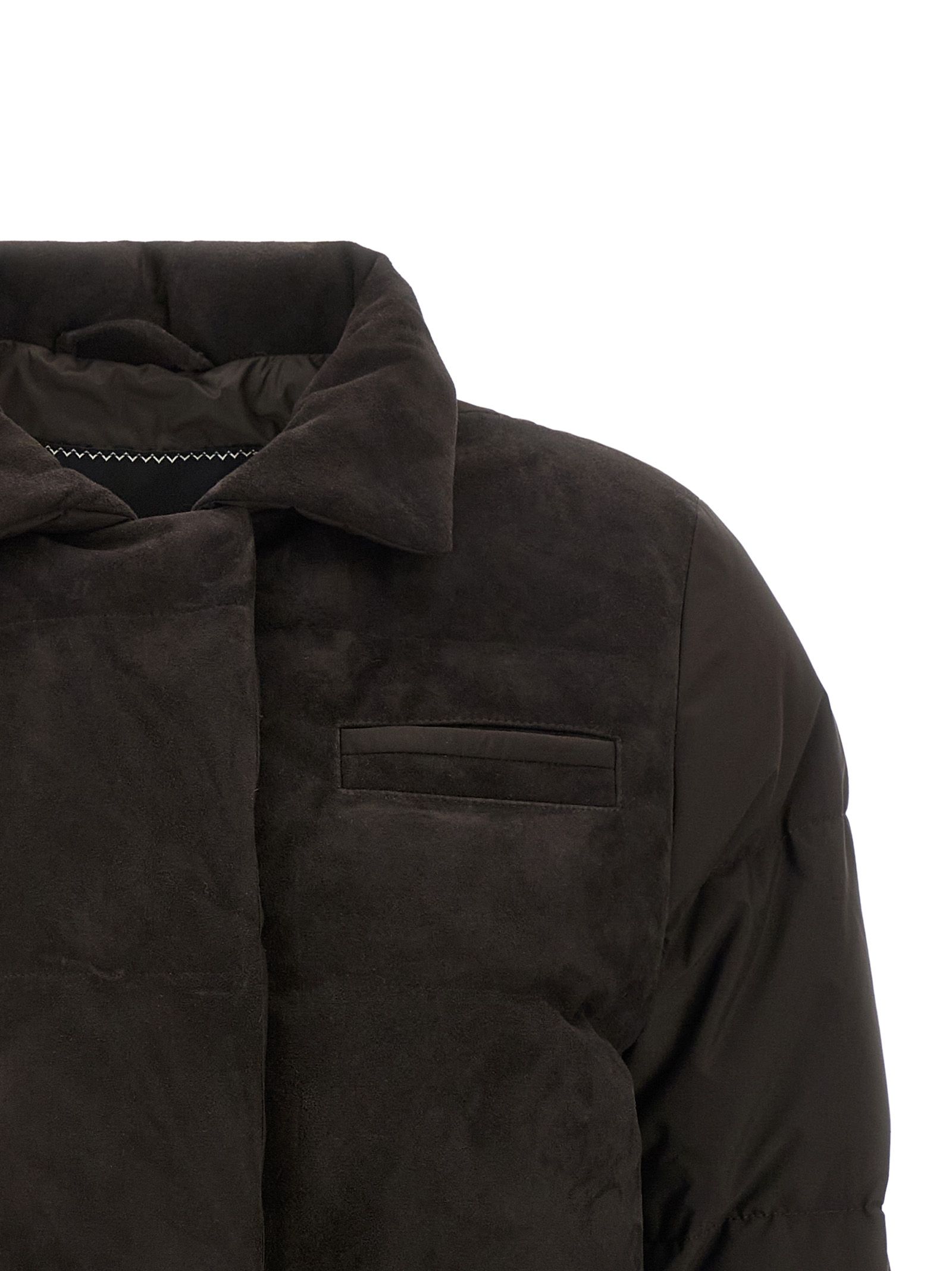 Polyamide Full-Length Women's Jacket - Kiton - Modalova