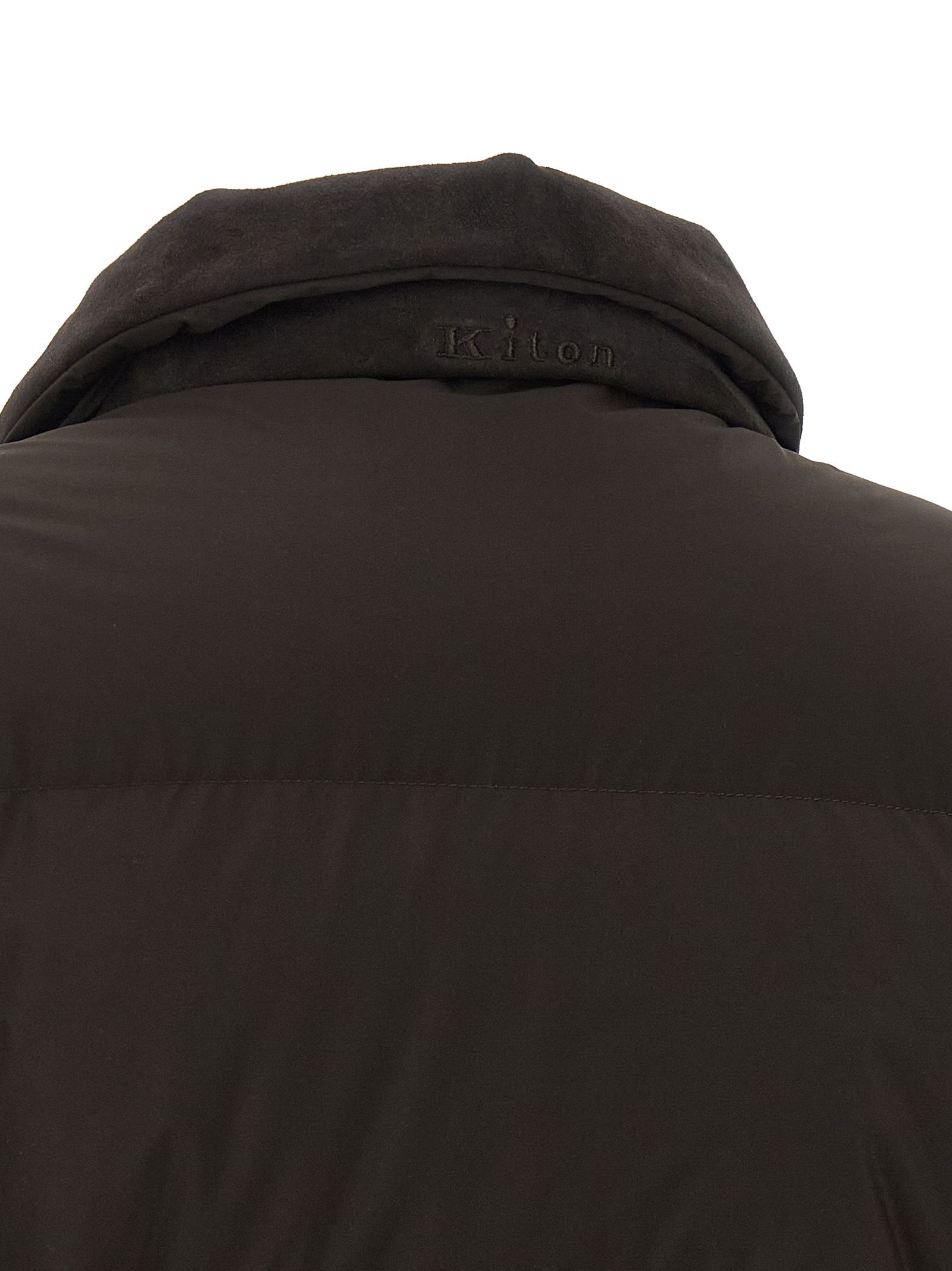 Polyamide Full-Length Women's Jacket - Kiton - Modalova