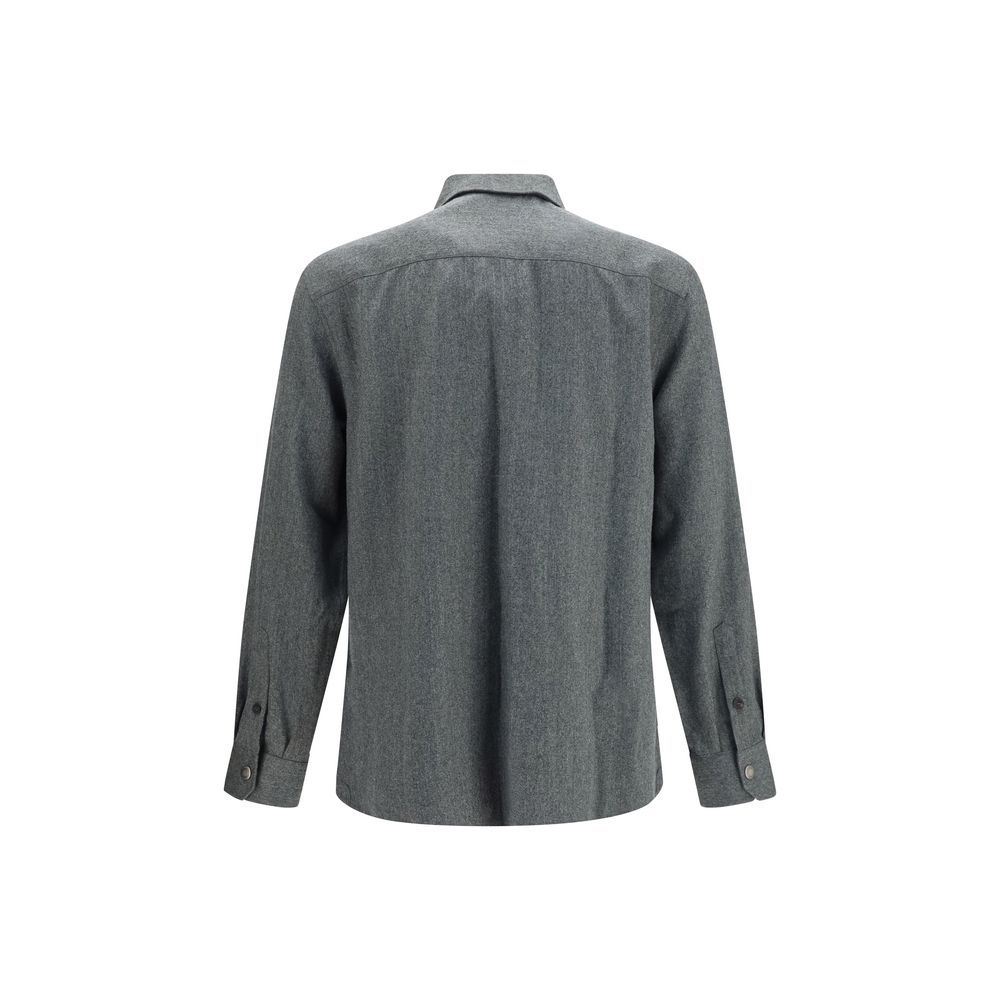Wool Oves Aries Dress Men's Shirt - Brunello Cucinelli - Modalova