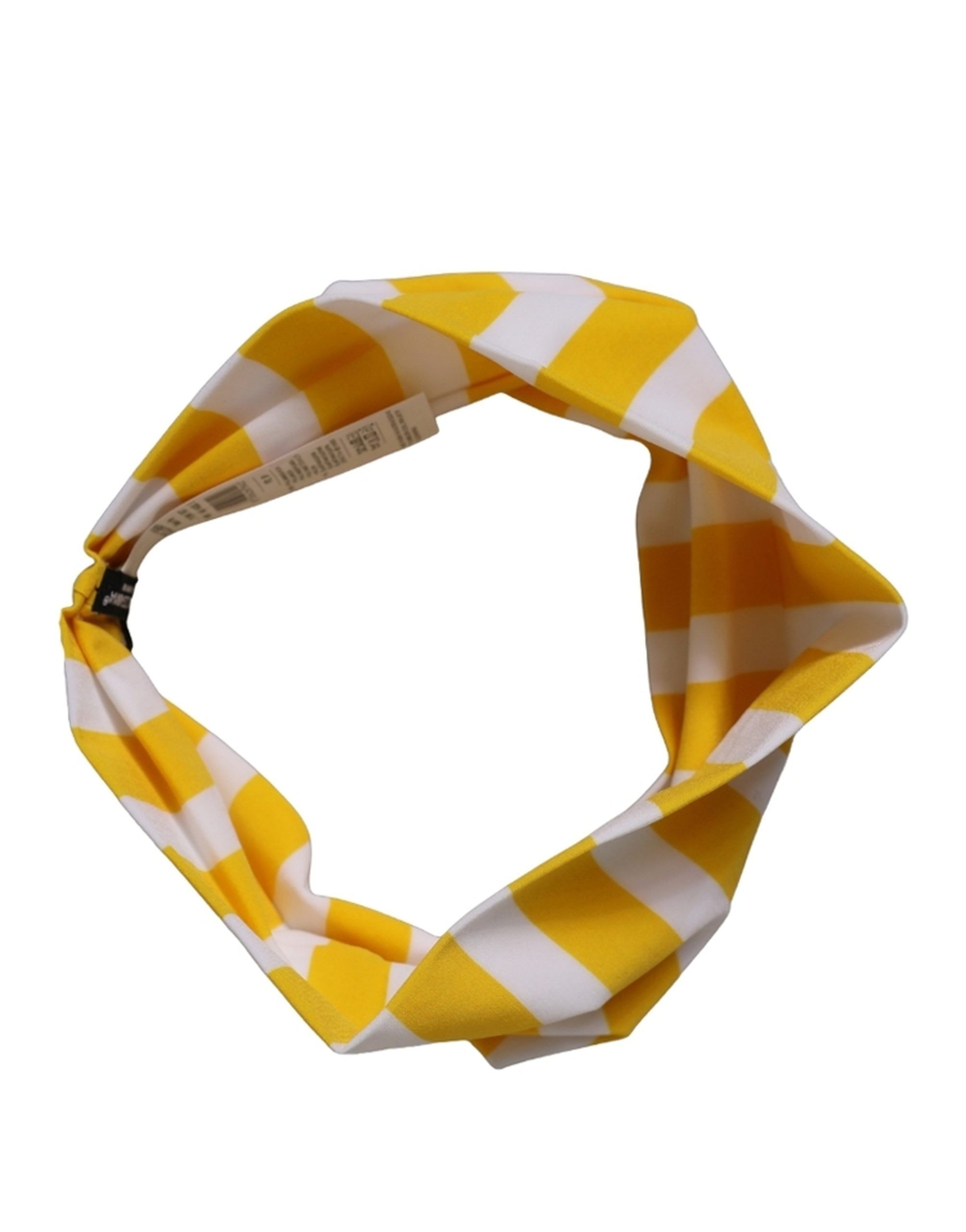 White Stripes Nylon Head Wrap One Size Women's Headband - Dolce & Gabbana - Modalova
