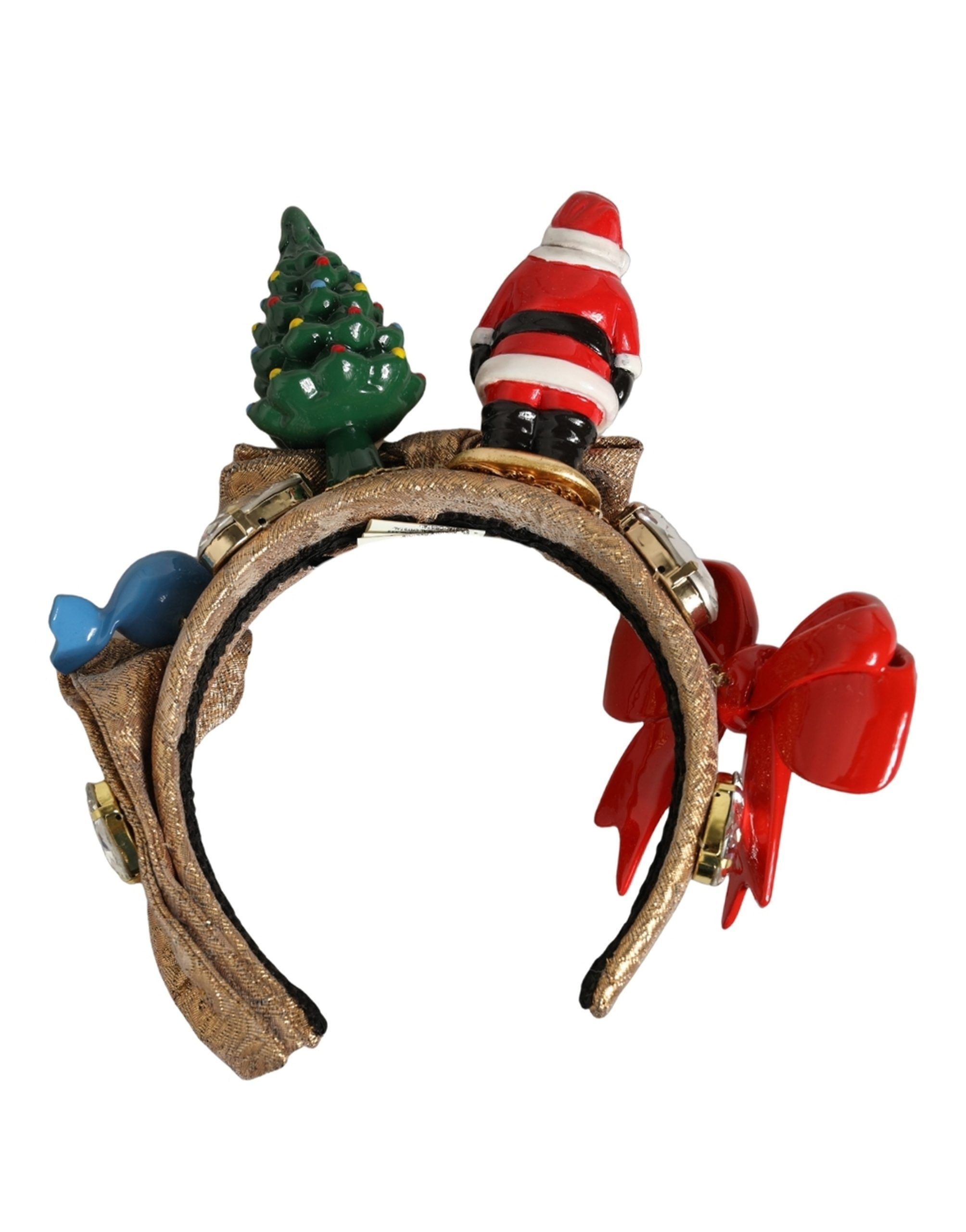 Multicolor Glittery Christmas Themed Headwear Women's Headband - Dolce & Gabbana - Modalova