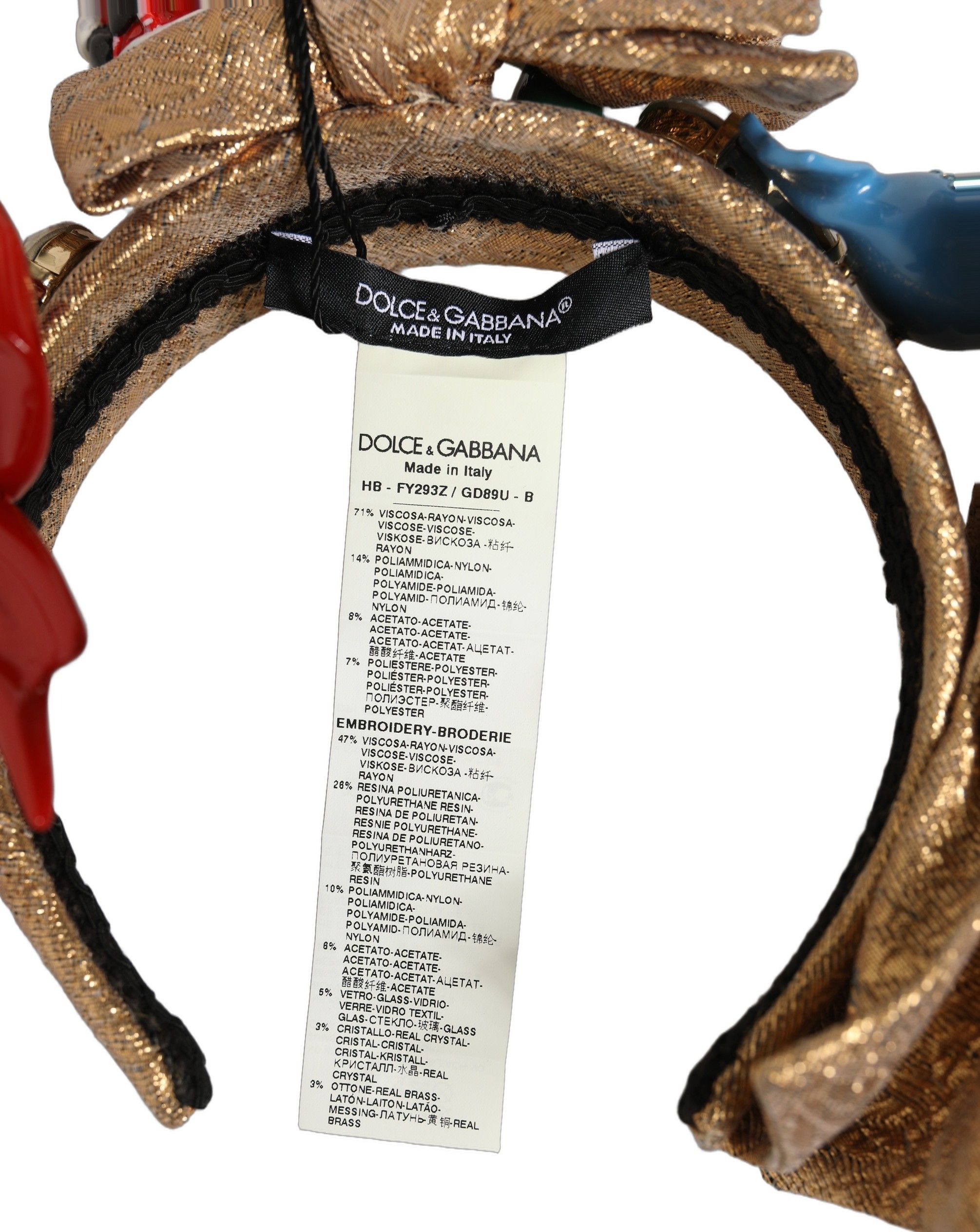 Multicolor Glittery Christmas Themed Headwear Women's Headband - Dolce & Gabbana - Modalova