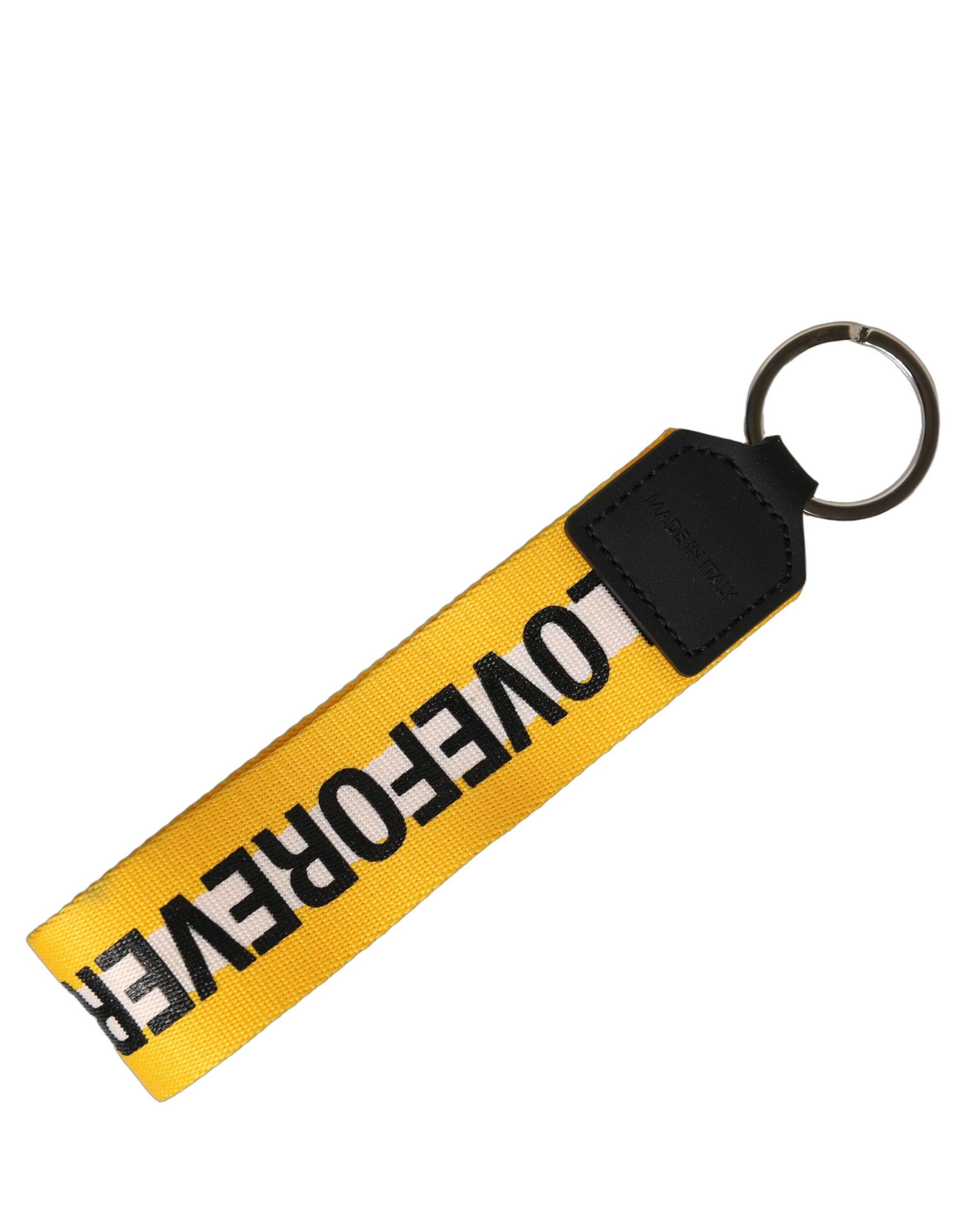 Logo Polyester Brass Holder Women's Keychain - Dolce & Gabbana - Modalova
