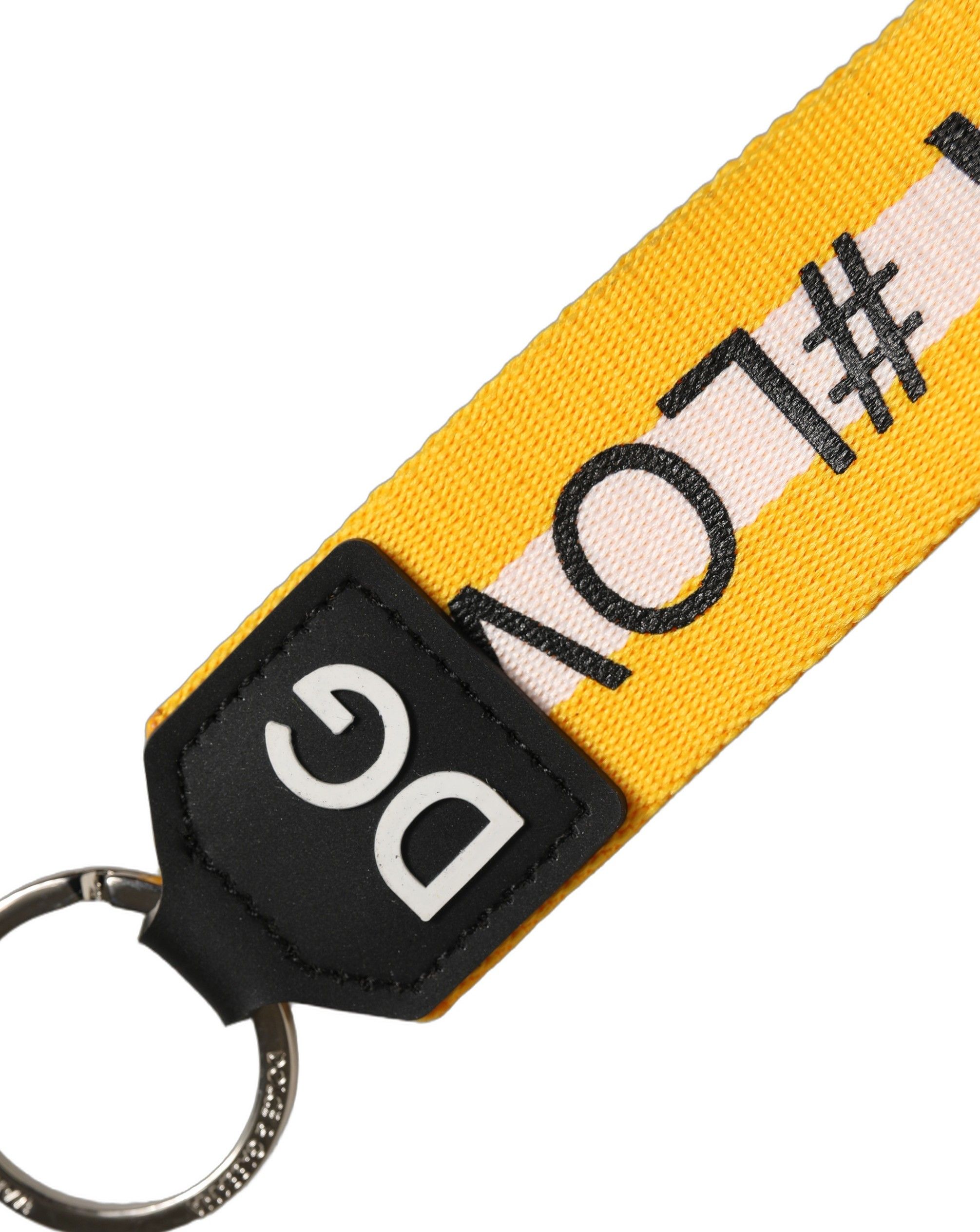 Logo Polyester Brass Holder Keychain Women's Keyring (Pre-Owned) - Dolce & Gabbana - Modalova