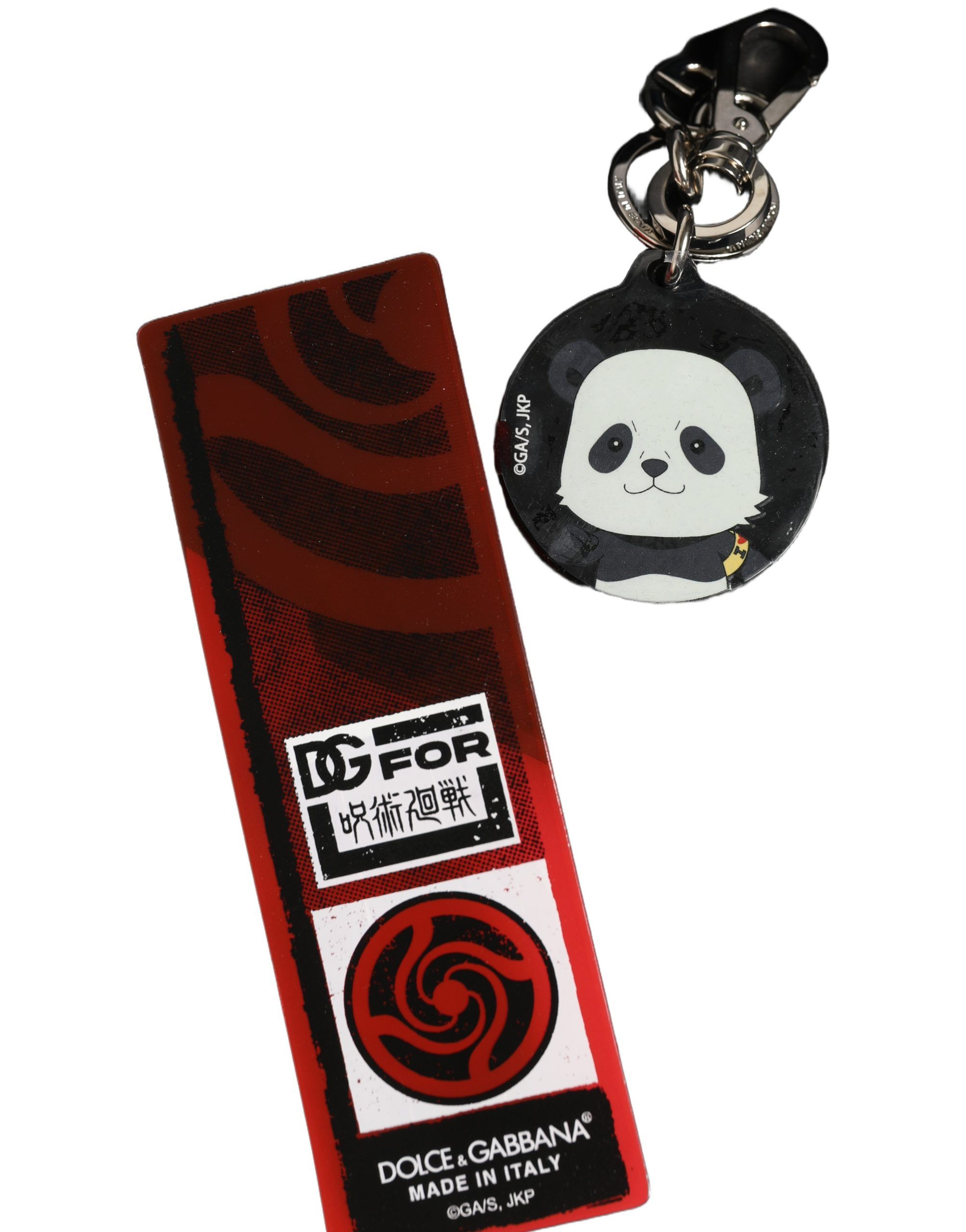 Kaisen Panda Chibi Charm Metal Keychain Women's Keyring - Dolce & Gabbana - Modalova