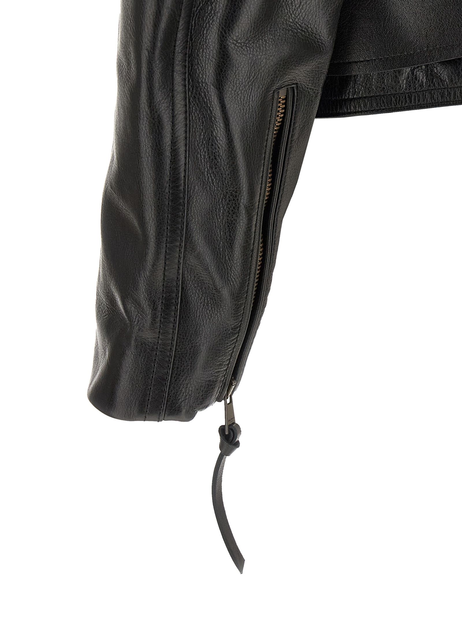 Calfskin Leather Men's Jacket - Balmain - Modalova