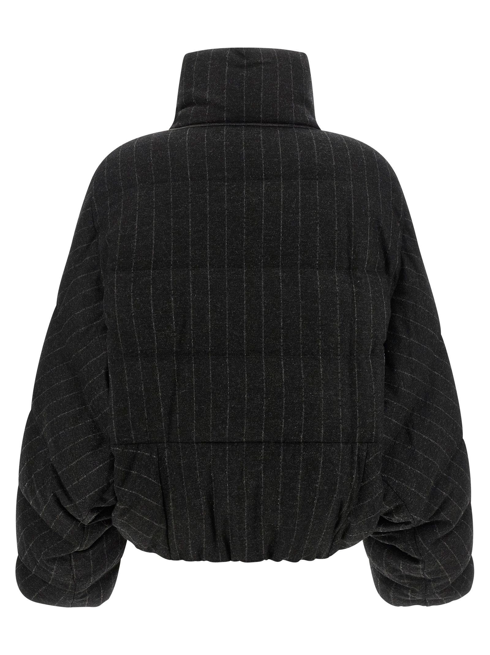 Virgin Wool Full-Length Women's Jacket - Brunello Cucinelli - Modalova