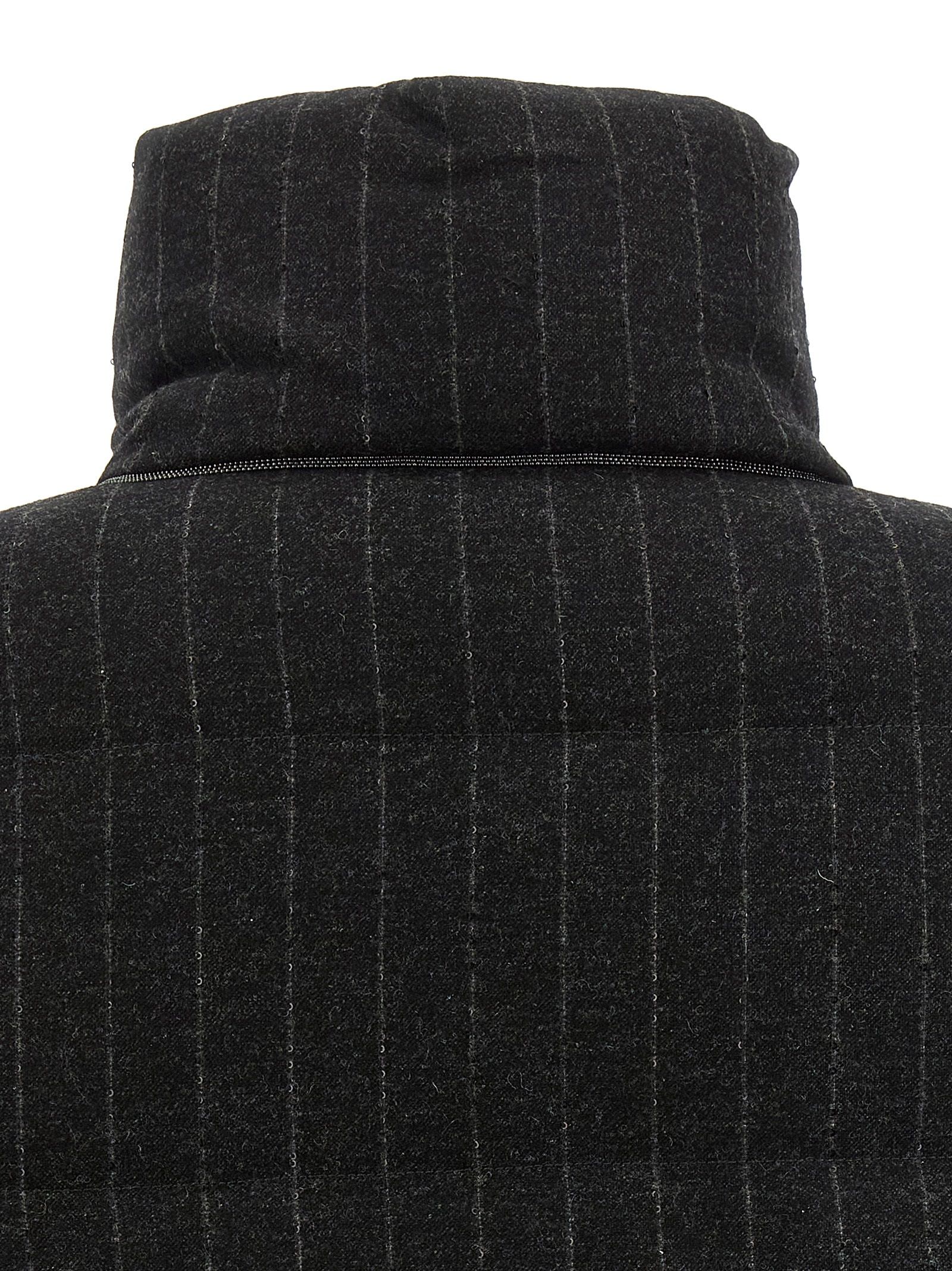 Virgin Wool Full-Length Women's Jacket - Brunello Cucinelli - Modalova