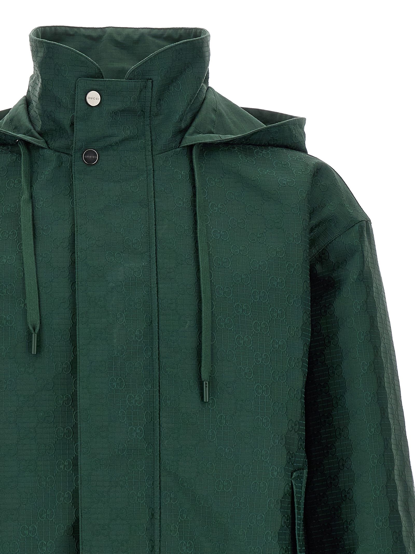 Cotton Shell Men's Jacket - Gucci - Modalova